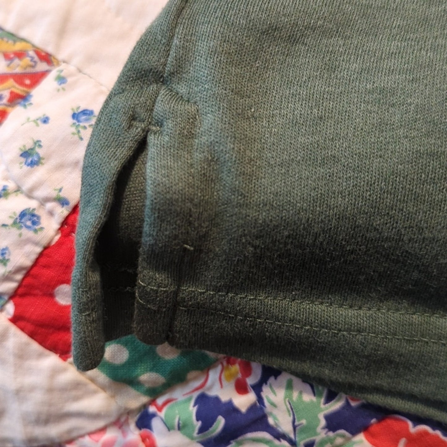 Lands' End Sage Green Long Sleeve 100% Supima Cotton Polo Shirt Mens Sz XXL