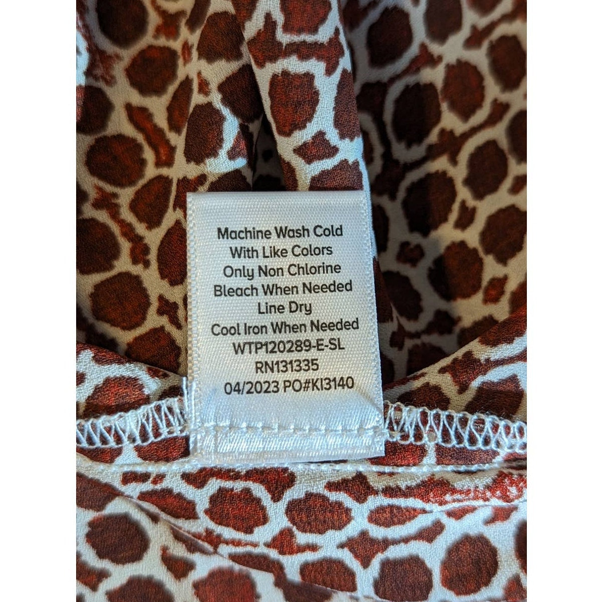 NWT Evereve Drew Smocked Tank Brown White Check Womens Sz XL