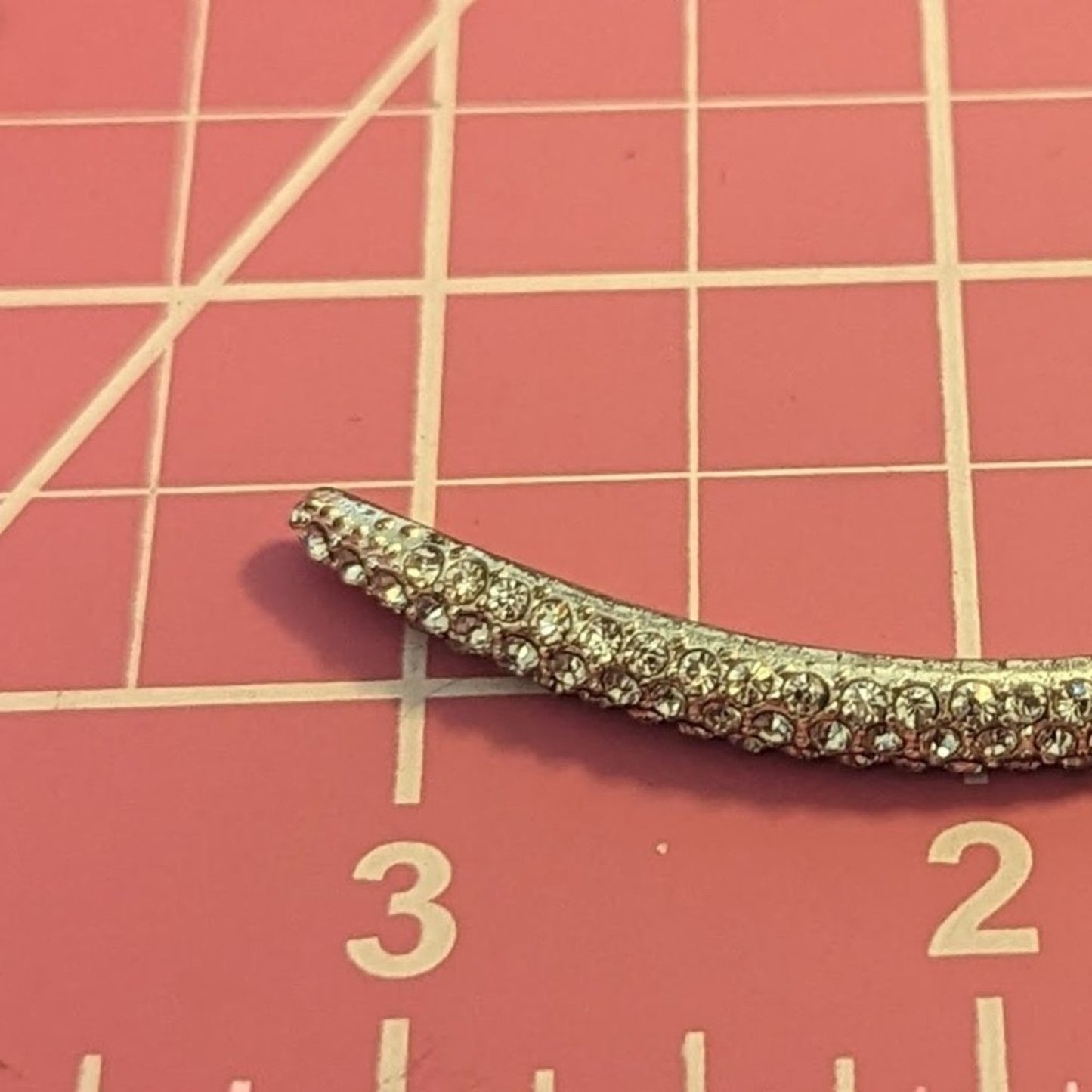 Rhinestone Long Post Earrings