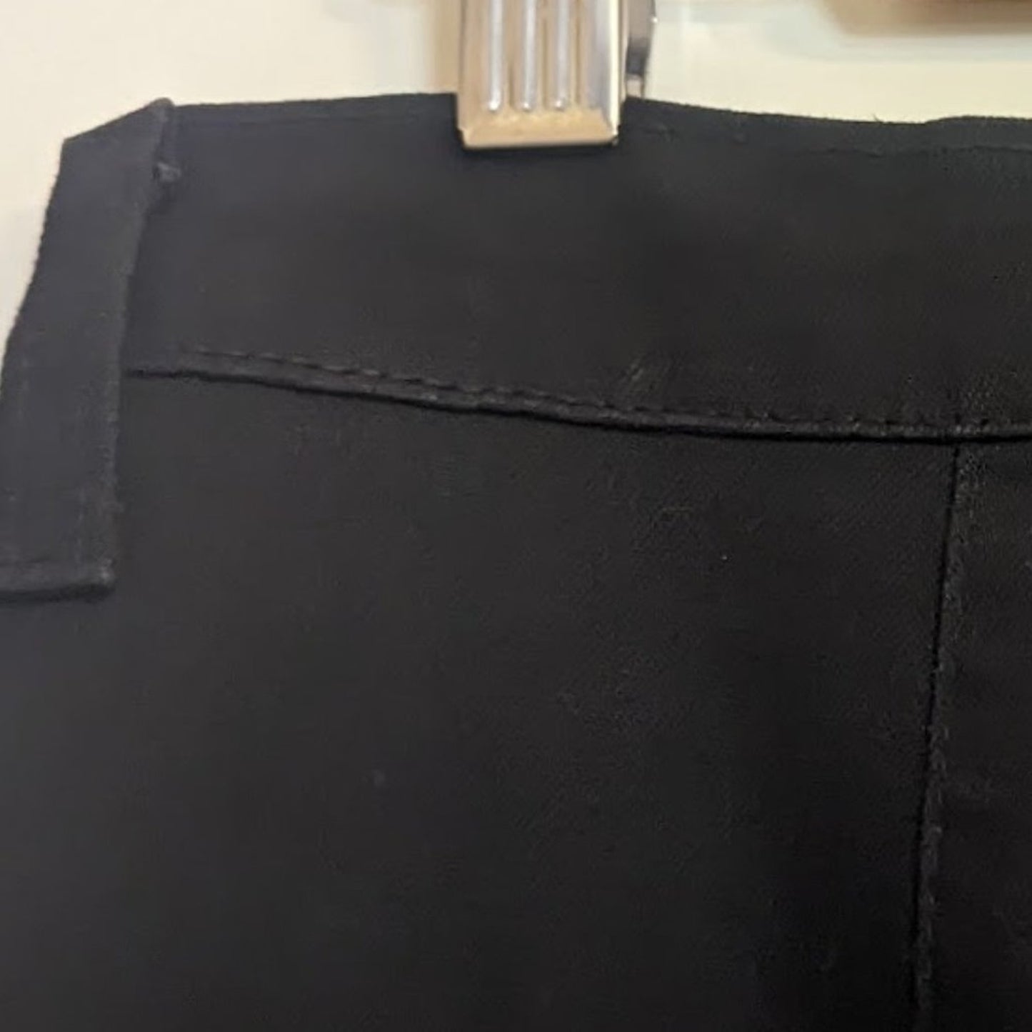 Vintage FOJ Black Crop Jeans with Embellishments on Cuff--Belt Loops Sz. 14