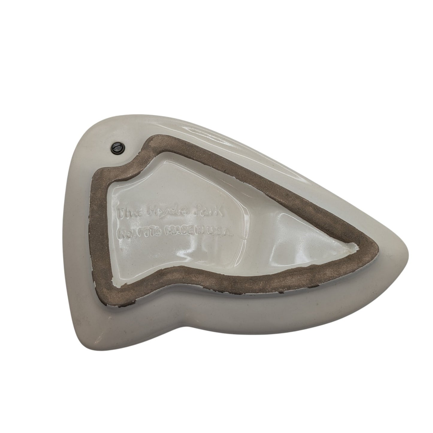 Vintage The Hyde Park Mid-Century Modern Roseville Pottery Monogram Ash Tray