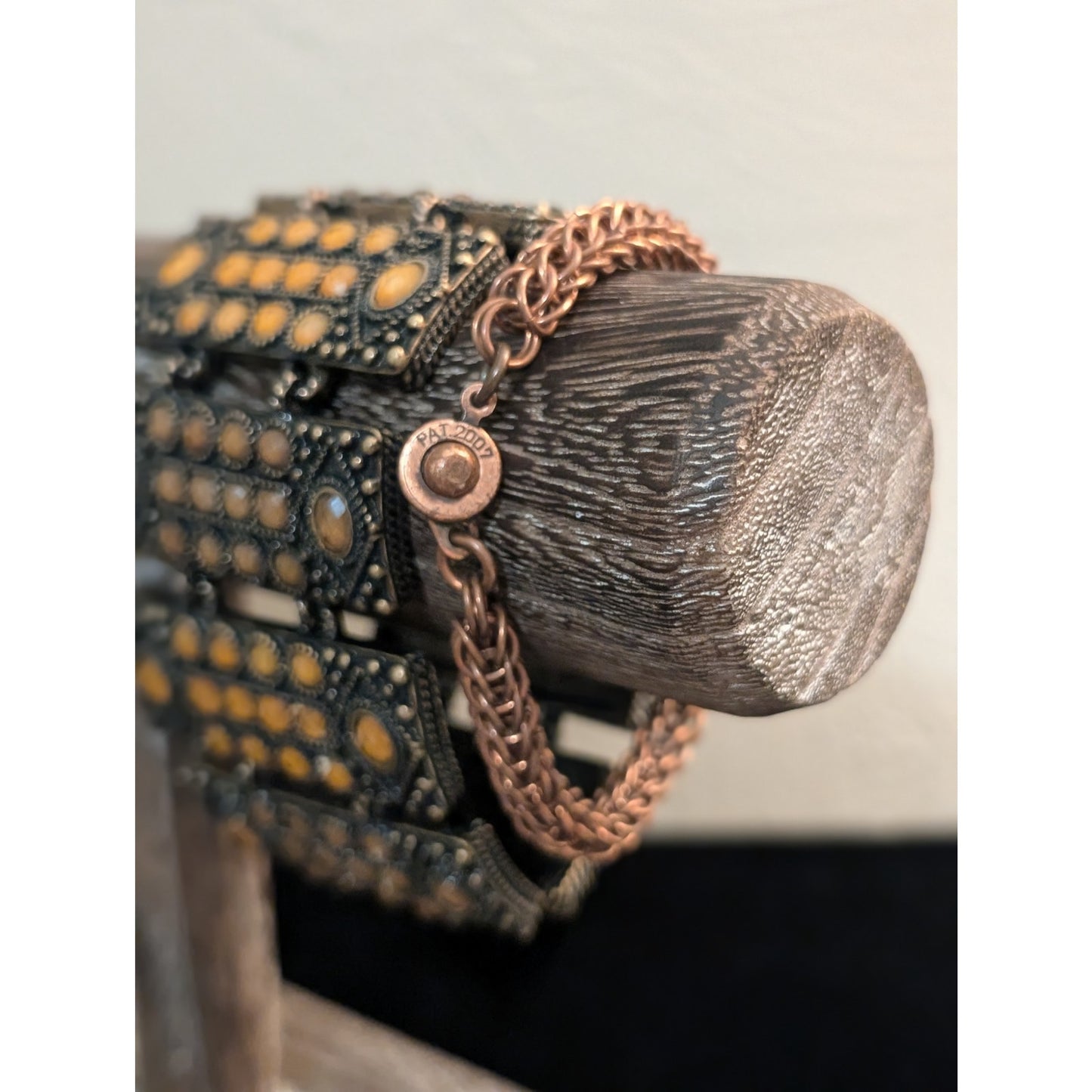 Lia Sophia Kiam Family by Lia Sophia Chunky Link Bronze Color Bracelet Plus Two