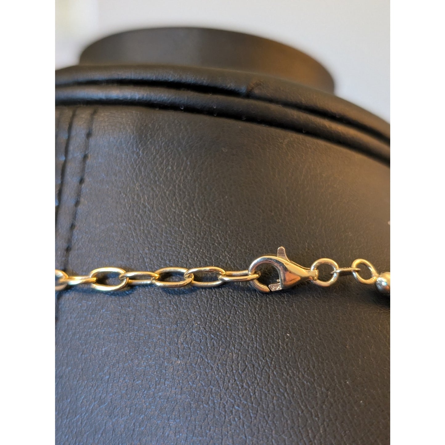 14k Multi-Strand Gold Flex Wire Pearl Enhanced Collar Necklace