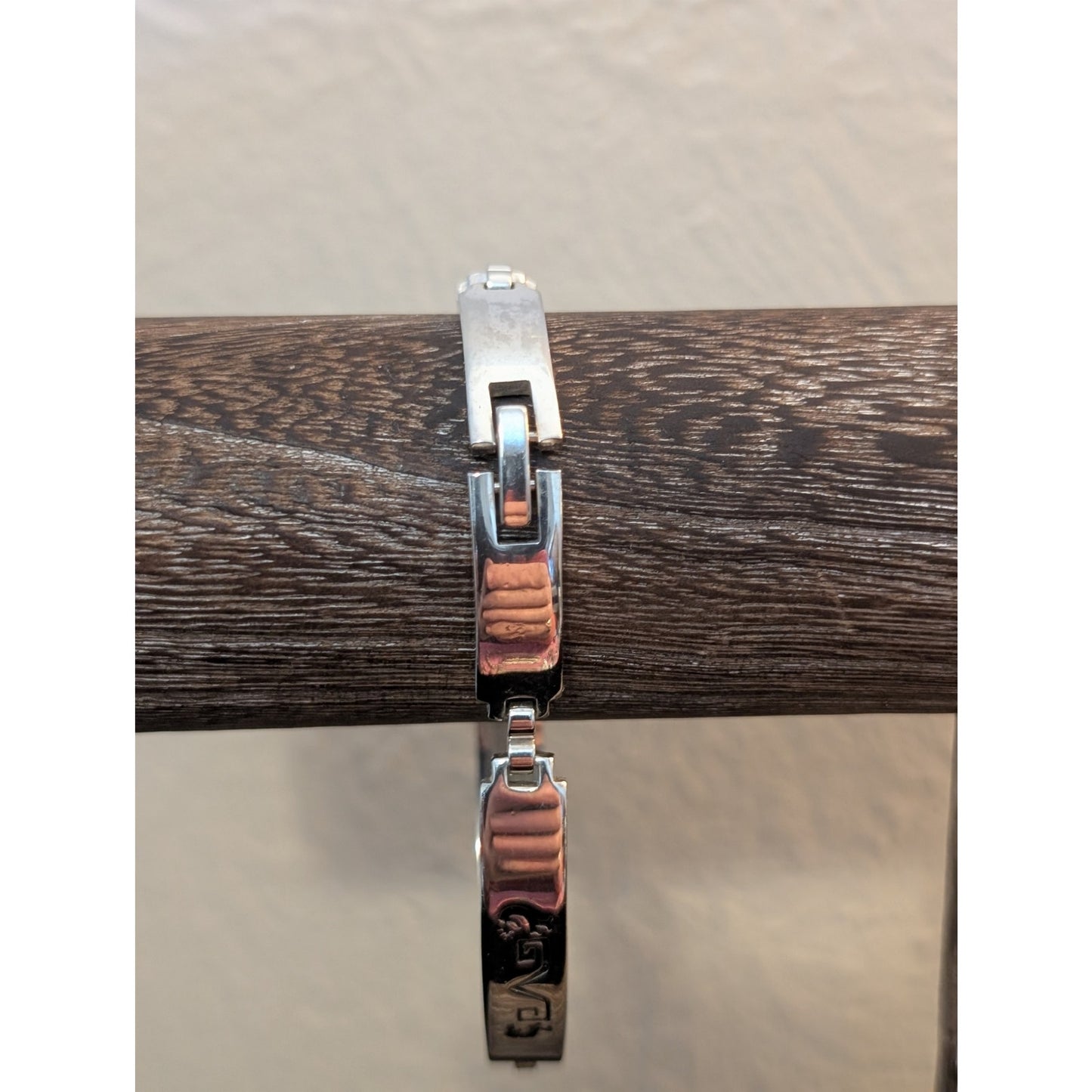 Vintage Marked 925 Mexico Sterling Silver Kokopelli Design Link Bracelet