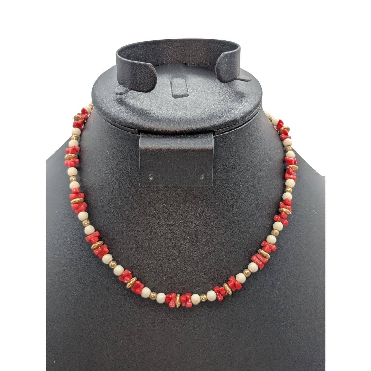 Lot of Three Stone Faux Tortoise Acrylic Beaded Necklaces