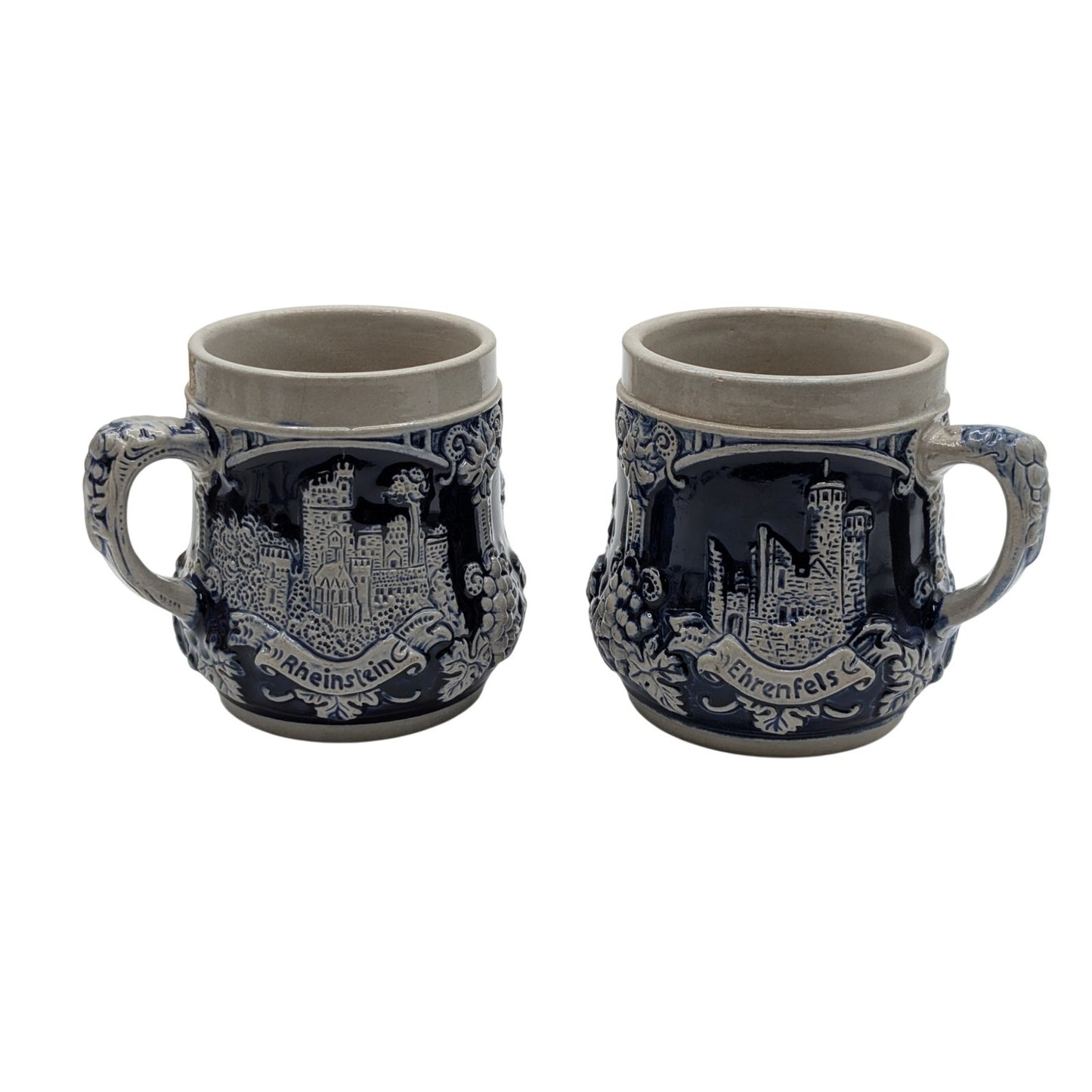 Pair German Reinhold Merkelbach Beer Mugs