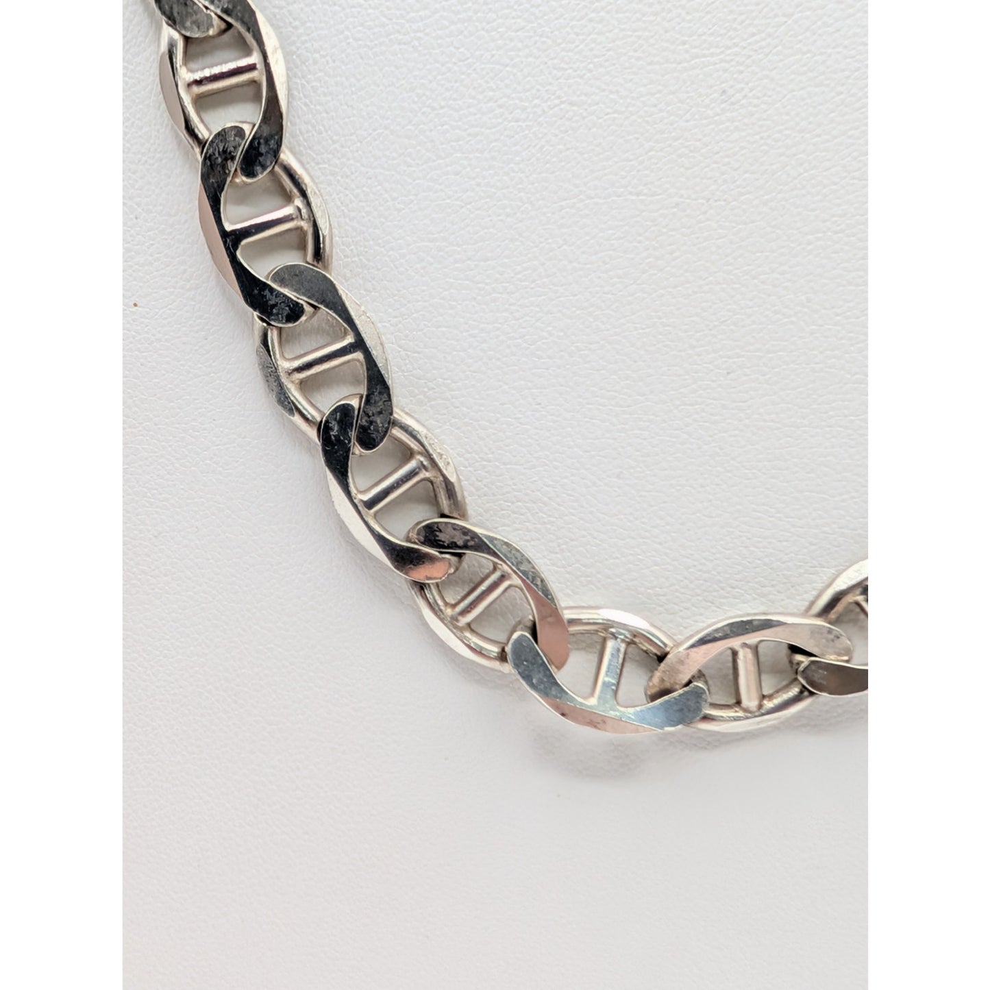 Marked 925 Italy Sterling Silver 24" Mariner's Link Heavy Chain Necklace 71.81g