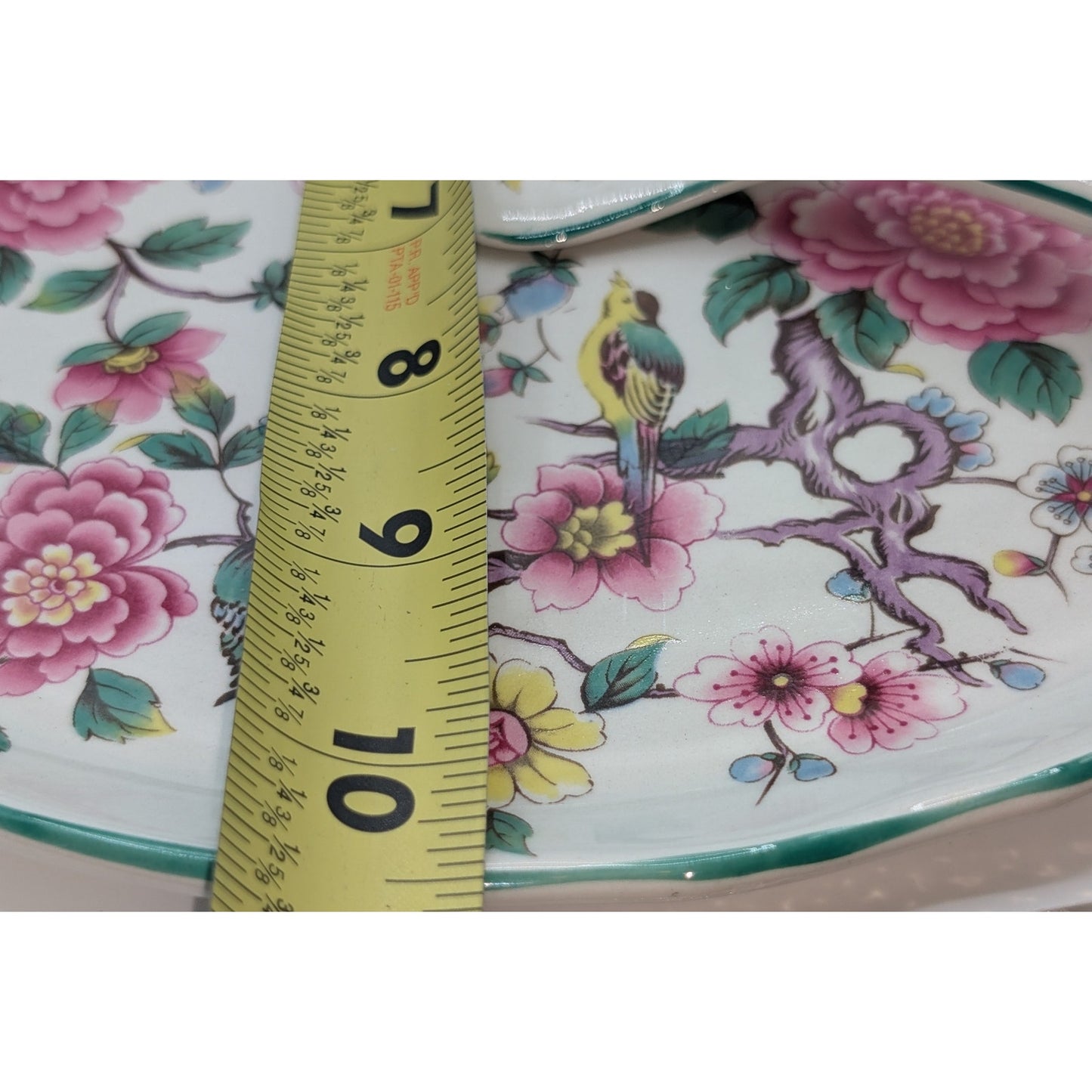VTG Old Foley Staffordshire James Kent Ltd., England Chinese Rose Cake Plate Set