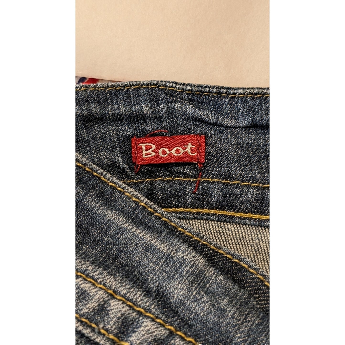 Vigold Embellished Boot Cut Faded Jean Junior Womens Size 11