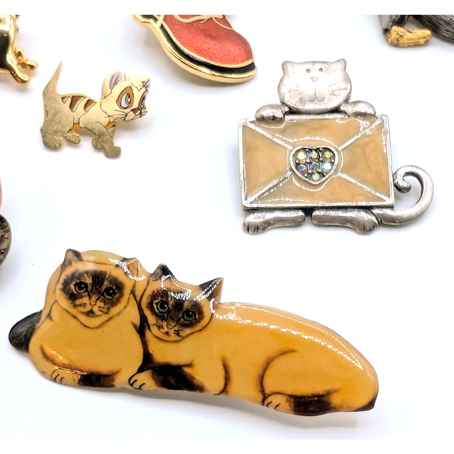 Cat Lover Lot of 11 Cat Pins