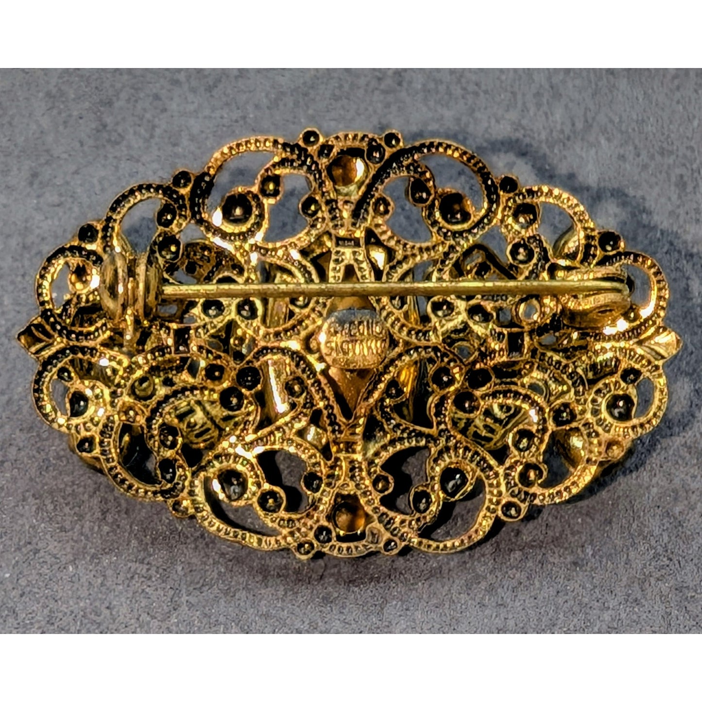Antique 1920s Czecho Slovakia Filigree Brooch