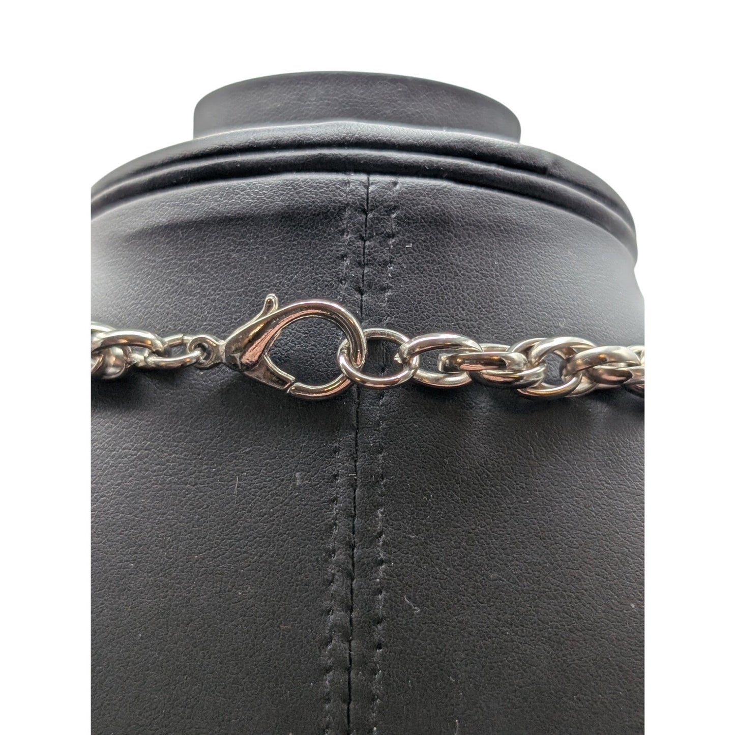 Vintage Multi-Link Silver Tone 18" Necklace