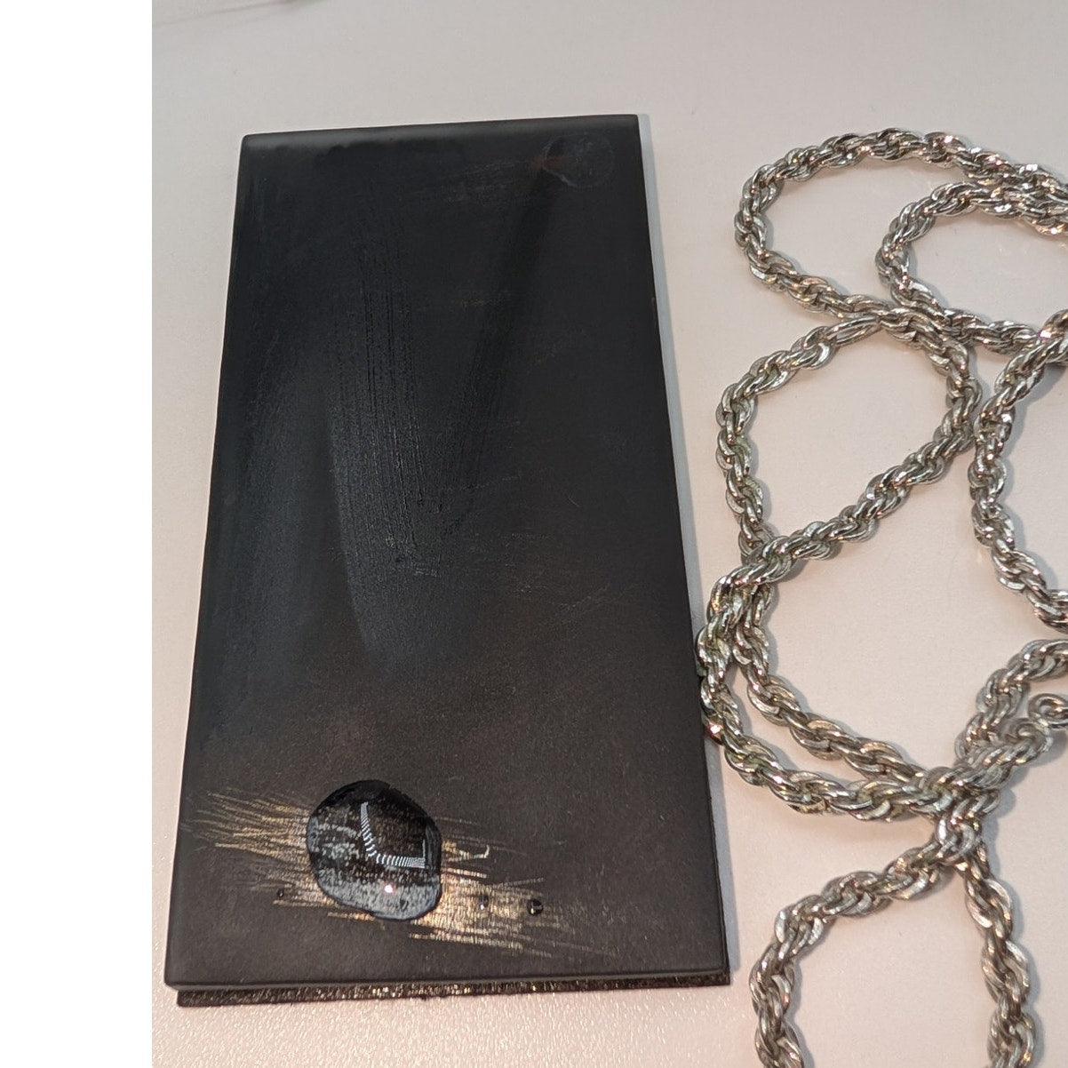 Vintage Marked Sterling 925 Rope Chain 24" Necklace