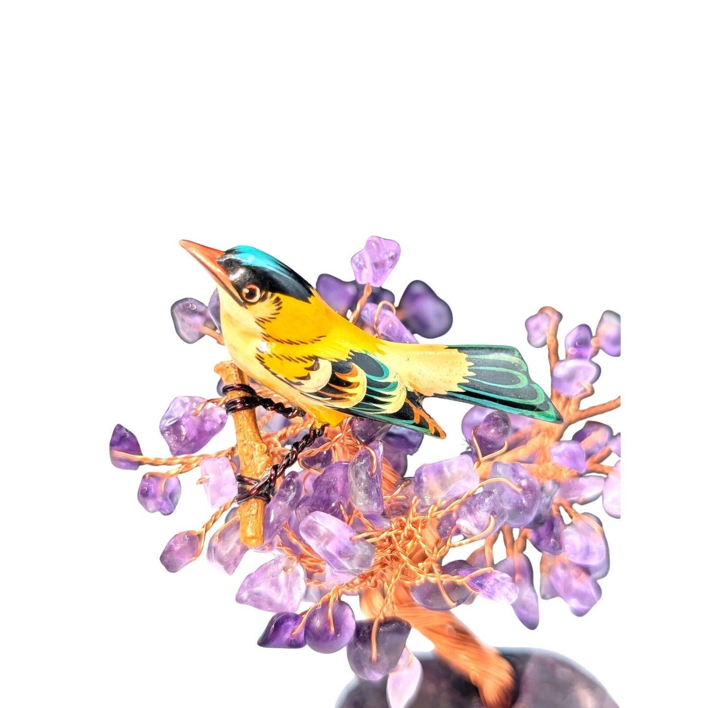 Takahashi Vintage 1950-60s Art and Woodcraft Handmade Goldfinch Pin
