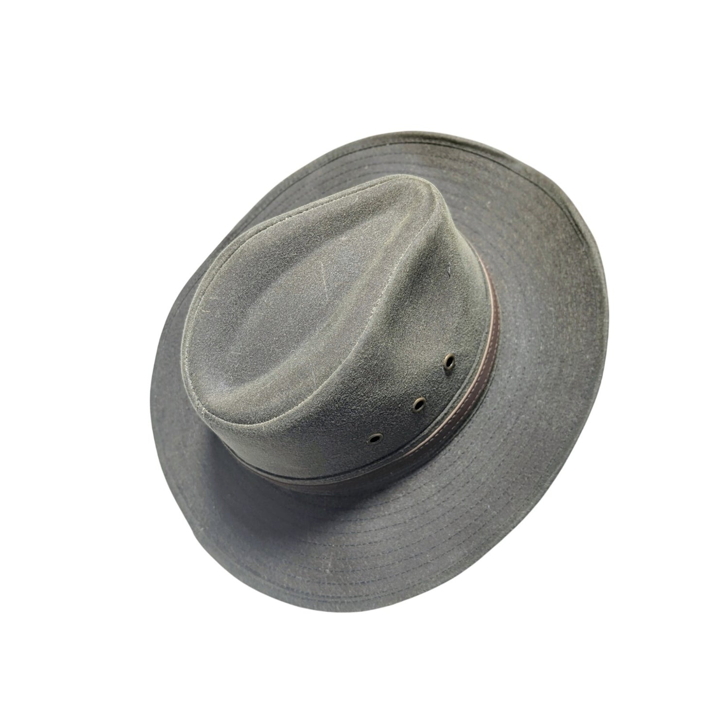 Outback Trading Co. Cabela Olive Oilskin 100% Cotton Western Hat Size L