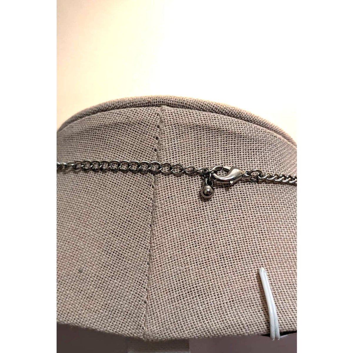 Silver Tone Cluster 22-24.5" Necklace With Rose, Rhinestones, Pearls, etc.