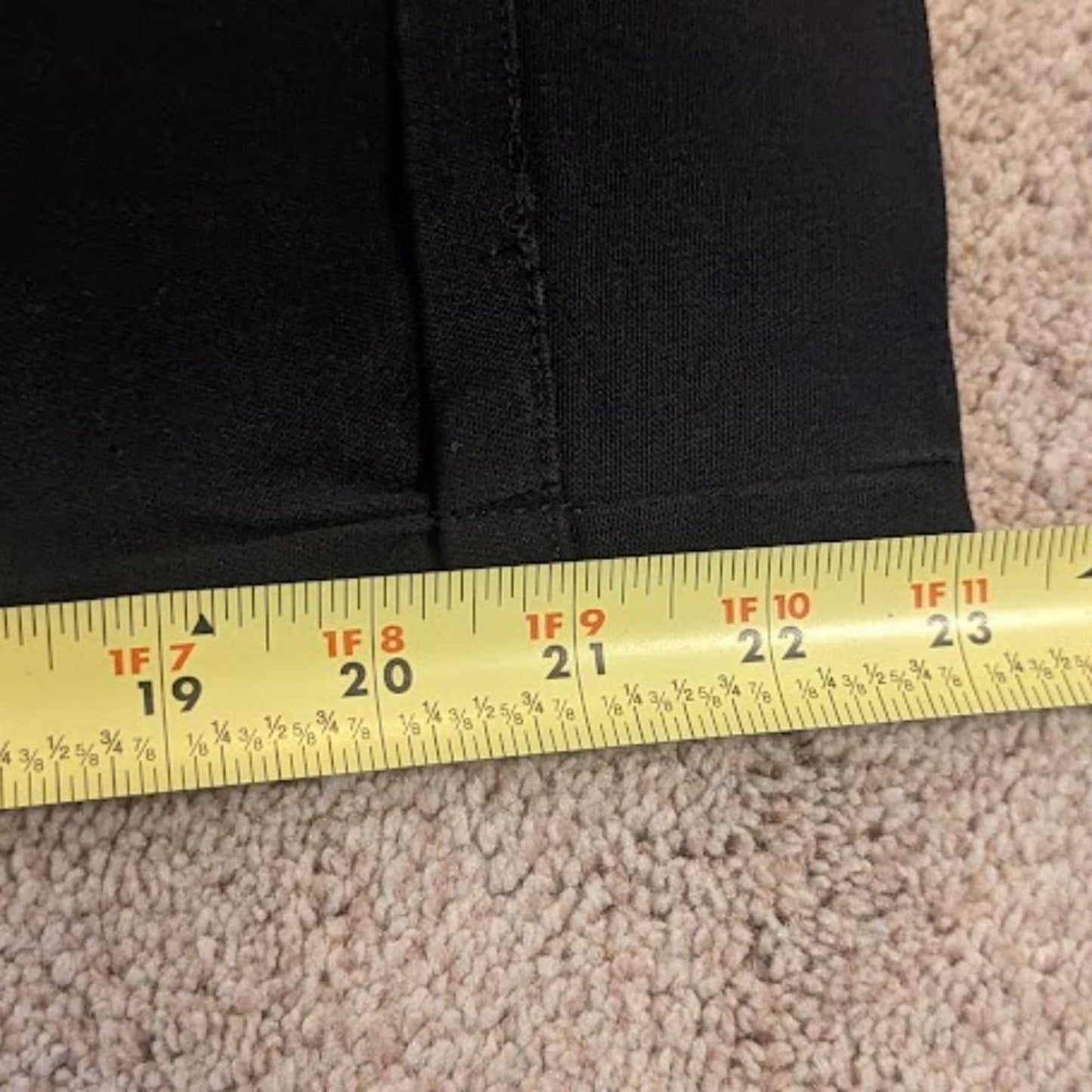 Vintage FOJ Black Crop Jeans with Embellishments on Cuff--Belt Loops Sz. 14