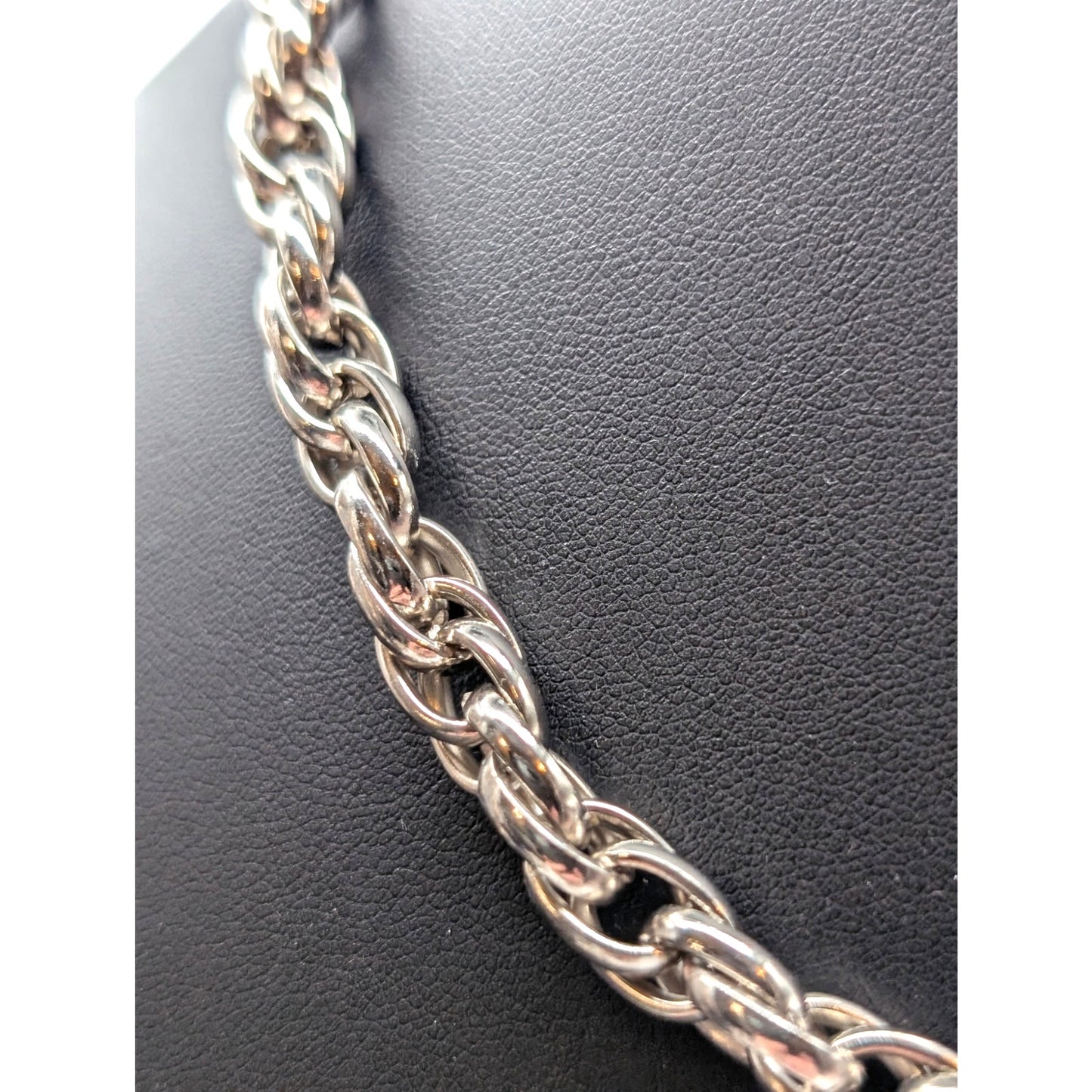 Vintage Multi-Link Silver Tone 18" Necklace