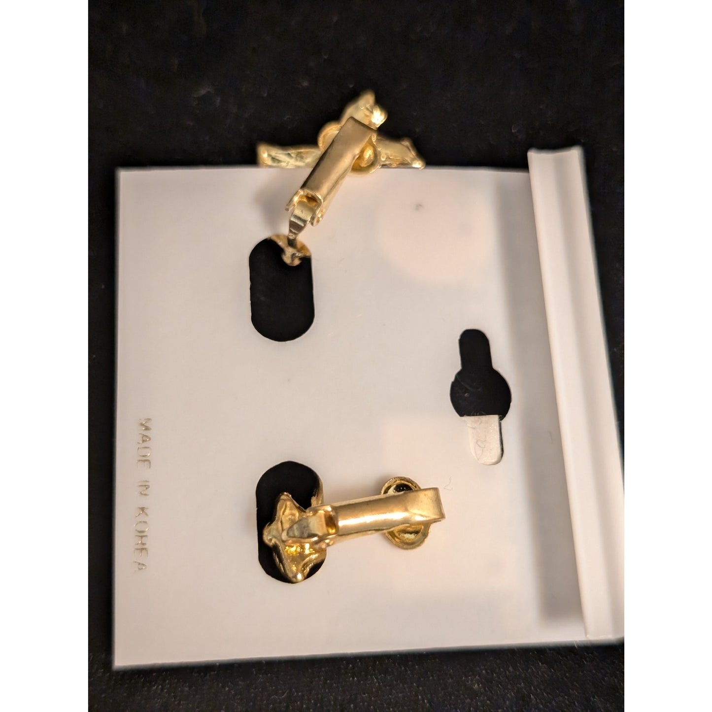 Lot of Three Pair of Vintage Clip On Screw On Christmas Earrings