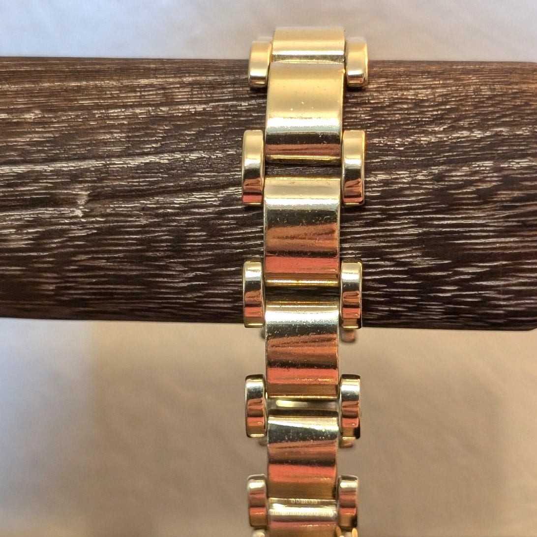 Vintage 1950's Classic Rivo Swiss Made Gold tone Watch Band Link Bracelet