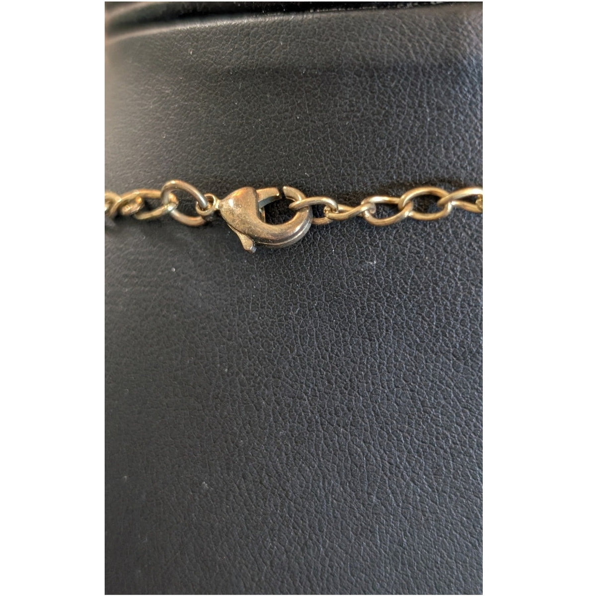 Antiqued Gold Tone Pendant Multi-Charm Long Chain 29.5"-31.5" Necklace