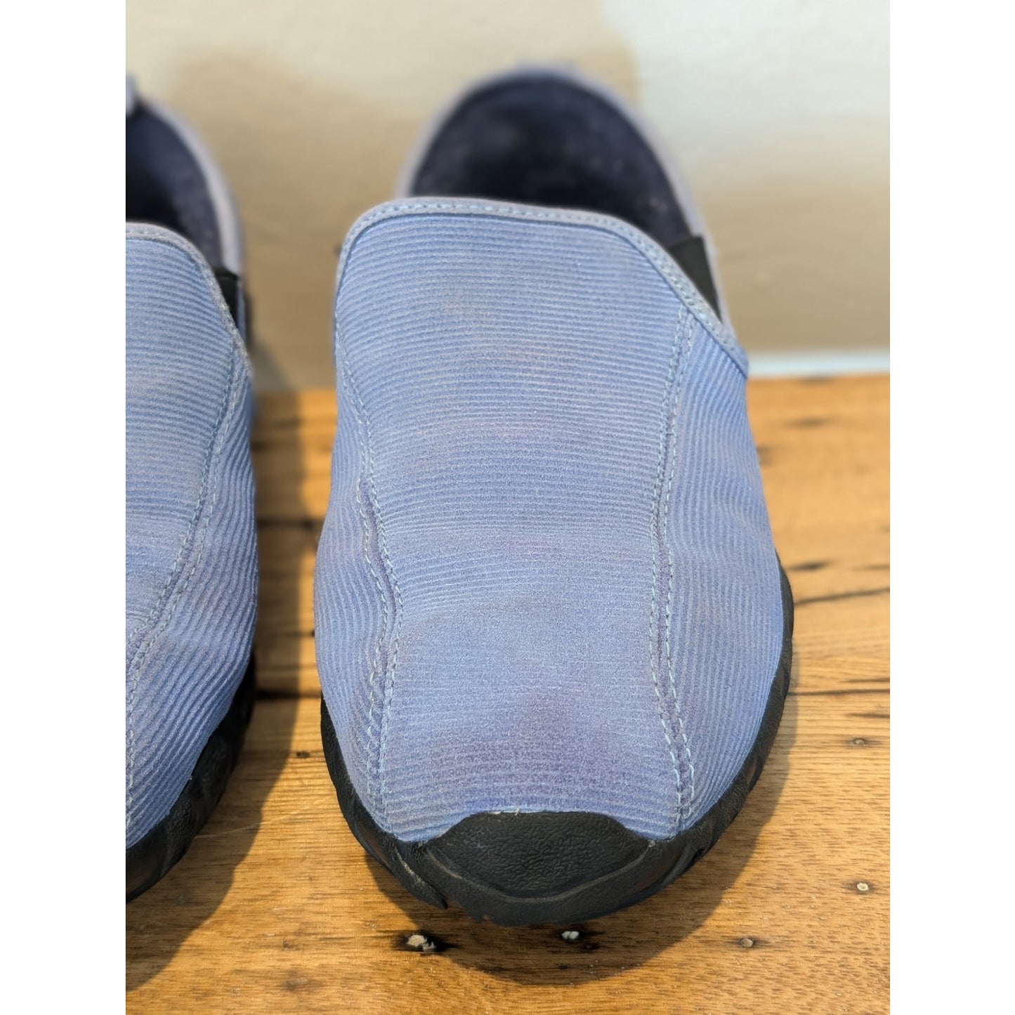 TEVA Blue Cordoroy Slip-On Comfort Sport Shoe Loafer Womens Size 9