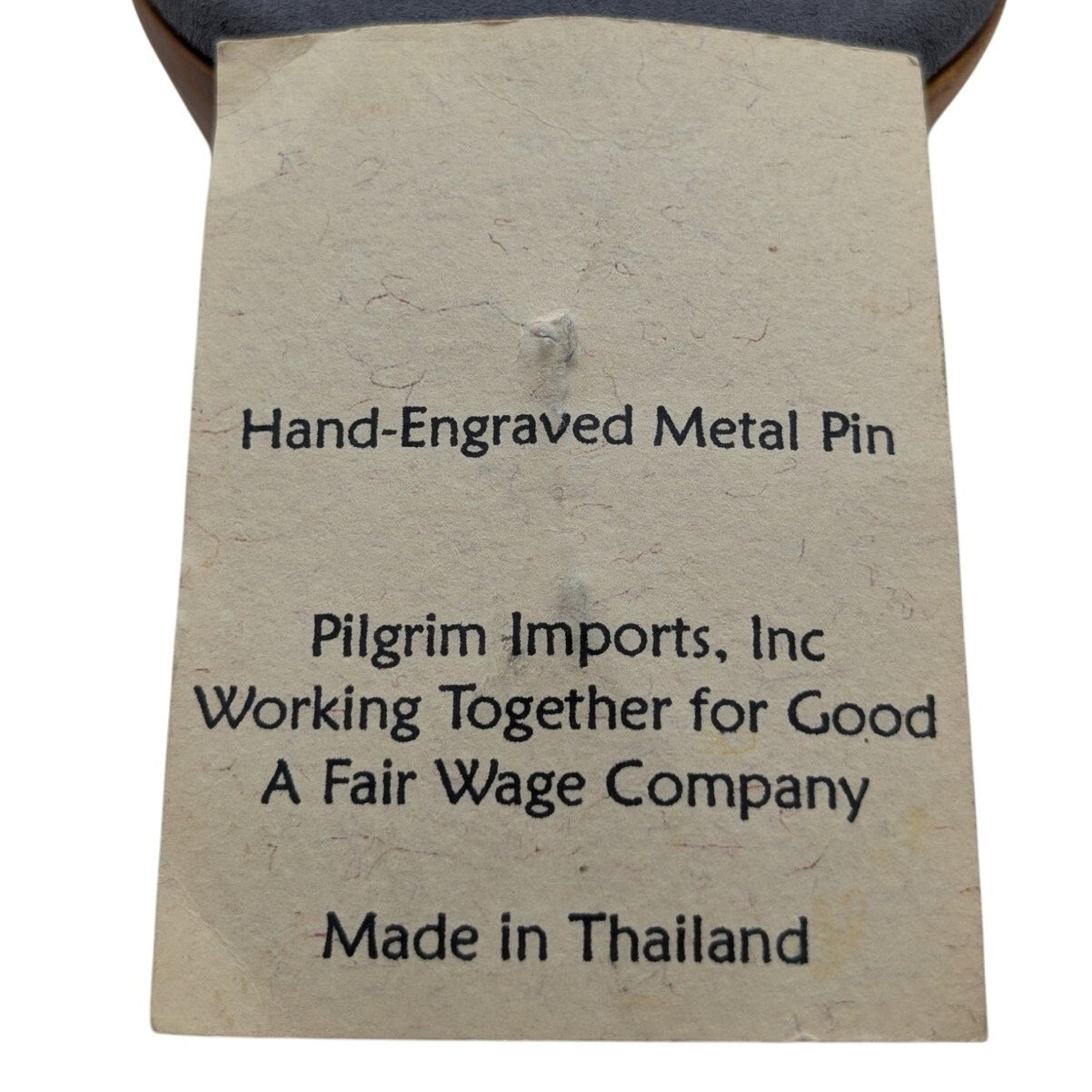 Pilgrim Imports Hand-Engraved Multi-Metal Scare Crow Pin Made in Thailand