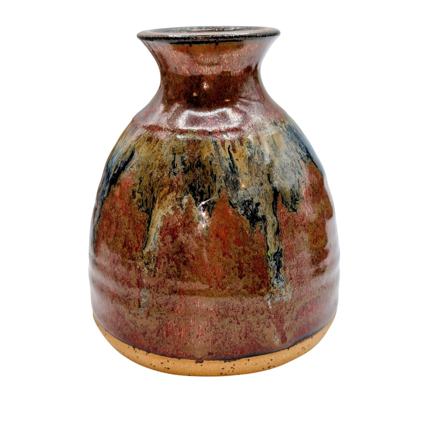 Vintage Studio Pottery Artist Signed 4.5" Vase
