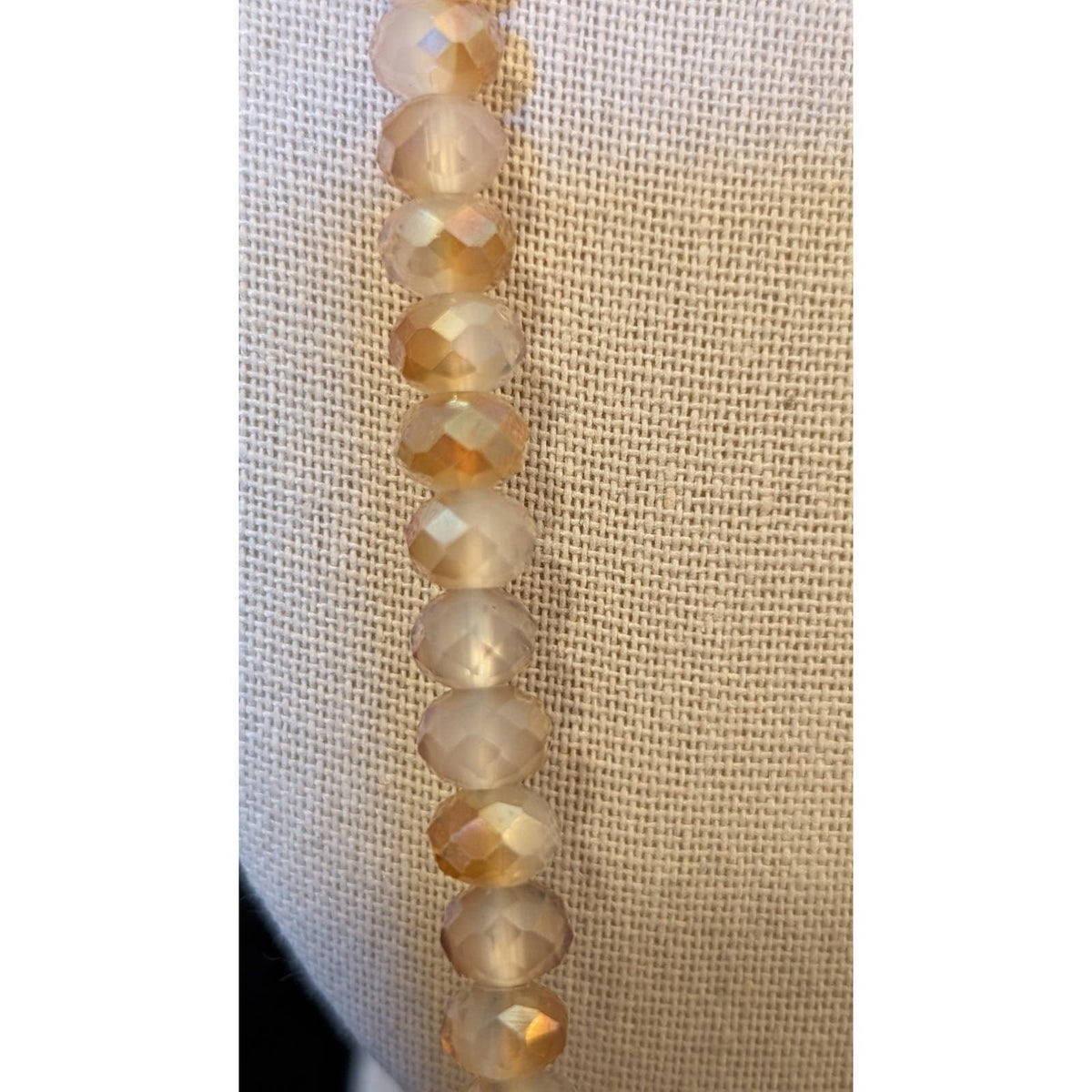 Boho Genuine Stone Bead/Pendant Crystal Long 35" Necklace