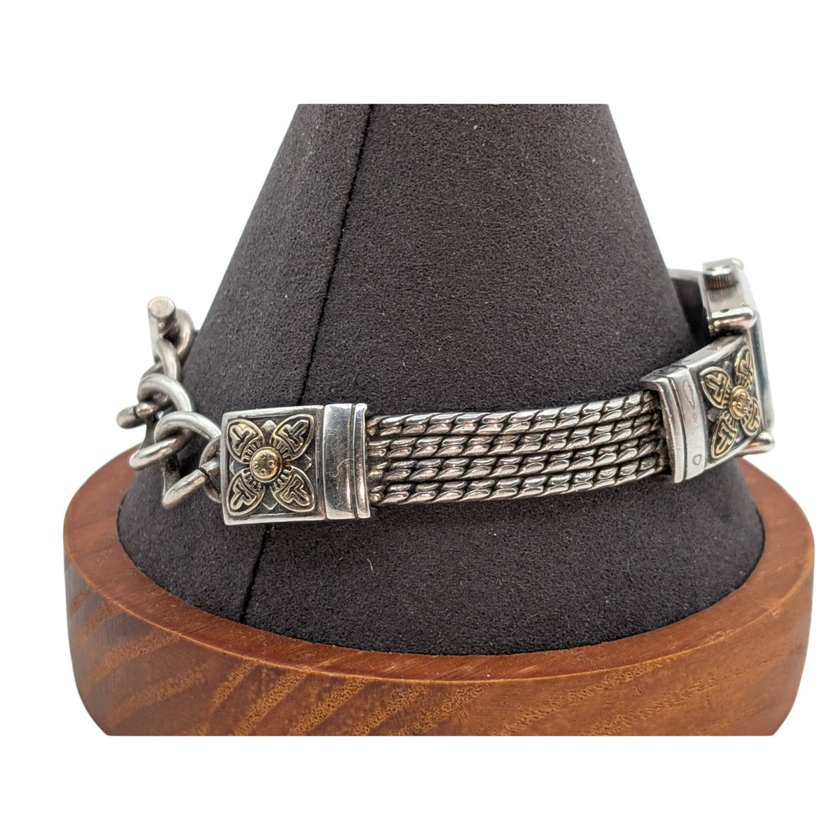 Brighton Monroe Quartz Multi-Strand Rope Chain Toggle Clasp Bracelet Watch