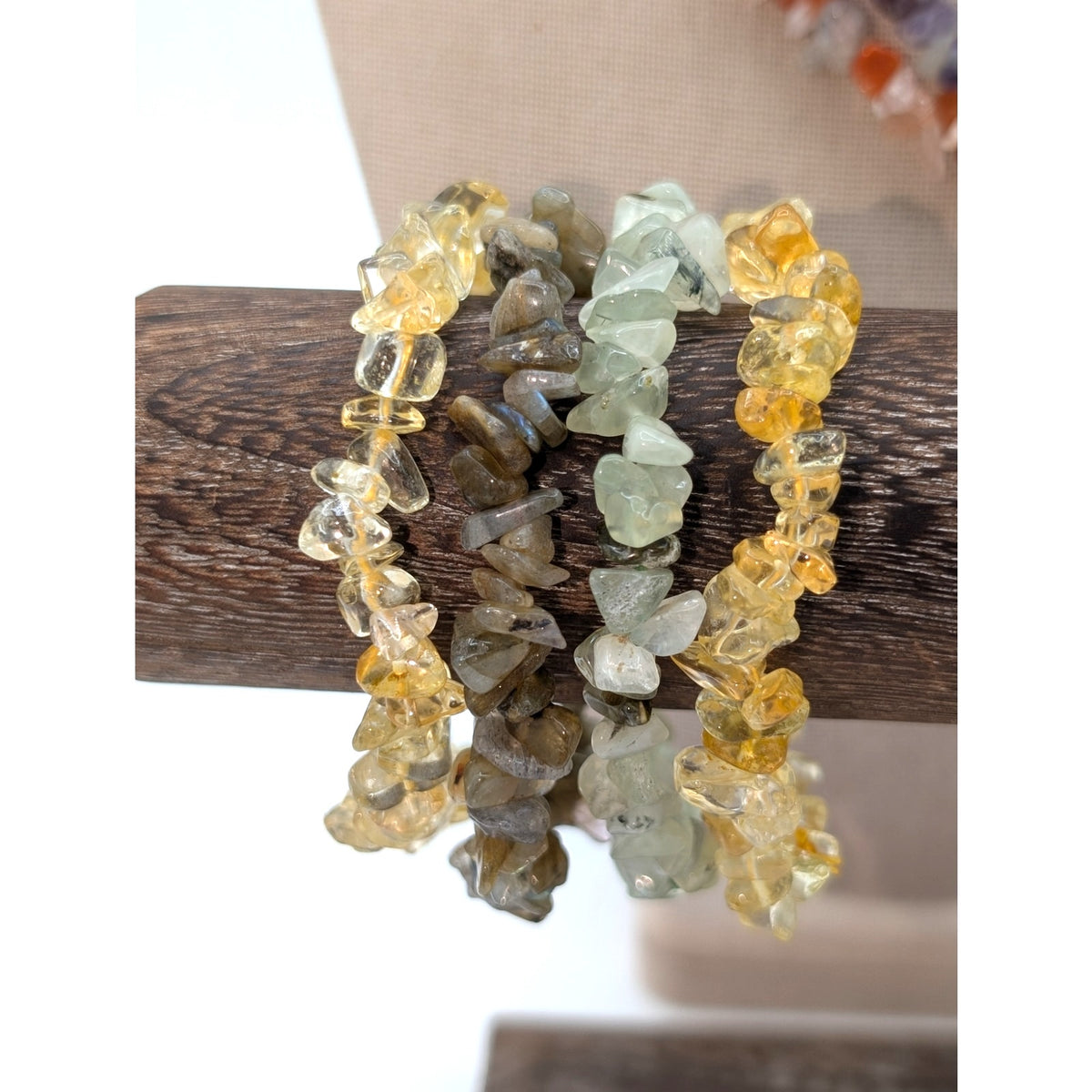 Lot of Gemstone Chip Bead Necklaces and Bracelets