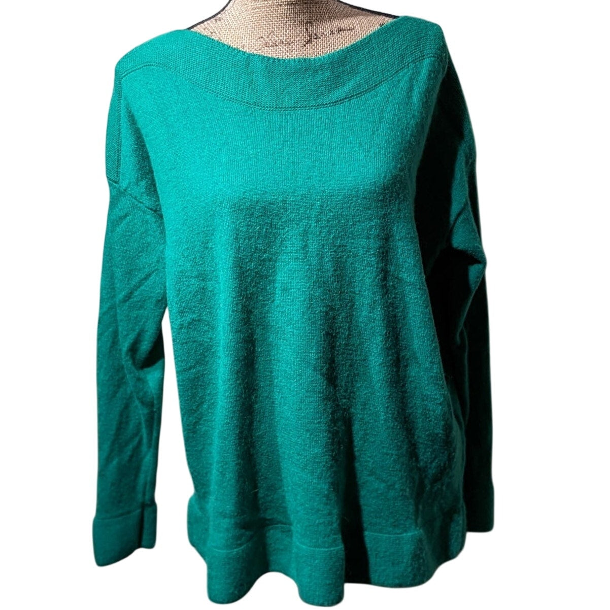 Boden Green Brie Wool Alpaca Blend Pullover Sweater Womens Sz XL