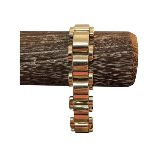 Vintage 1950's Classic Rivo Swiss Made Gold tone Watch Band Link Bracelet