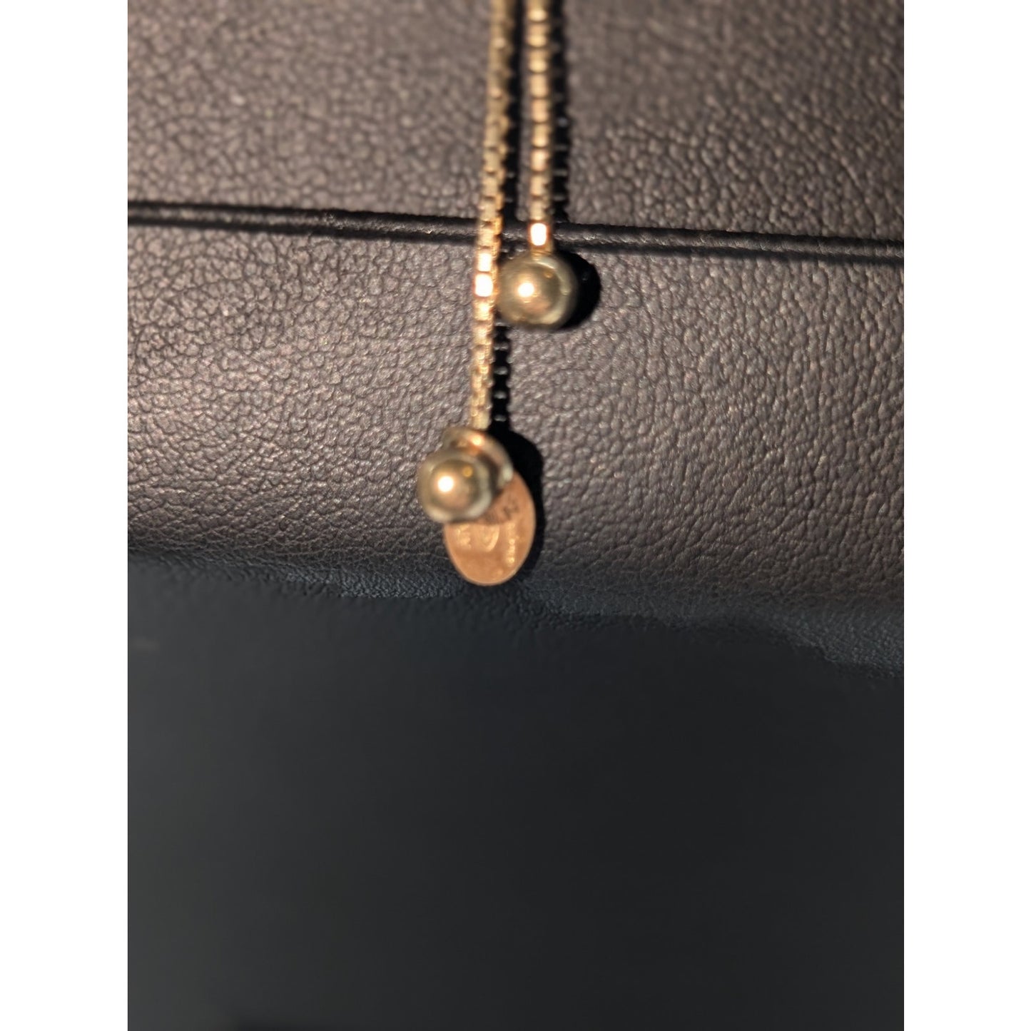 Vtg Dyadema 925 Italy Sterling Vermeil Sun Moon Pendant Box Pull Chain Necklace
