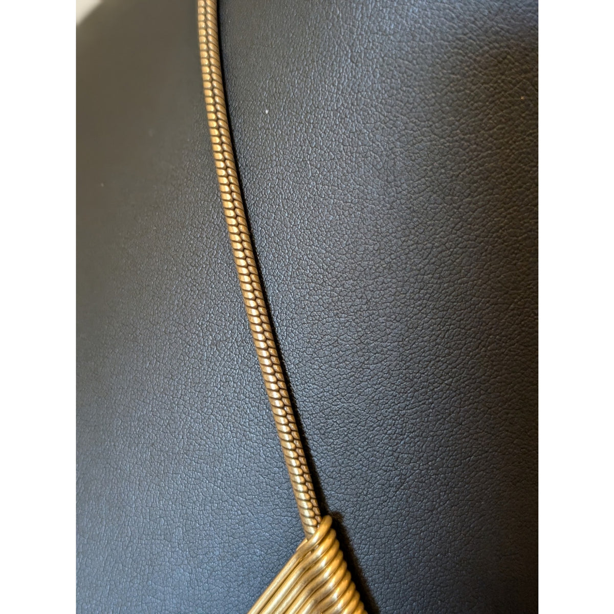 Stella & Dot Gorgeous Essential Fringe Gold Tone Statement 17-21" Necklace