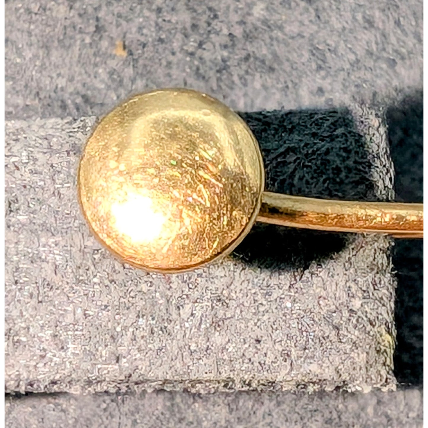 Antique 14k Gold Approximately 7mm Cultured Pearl Screw Back Earrings 1.9g