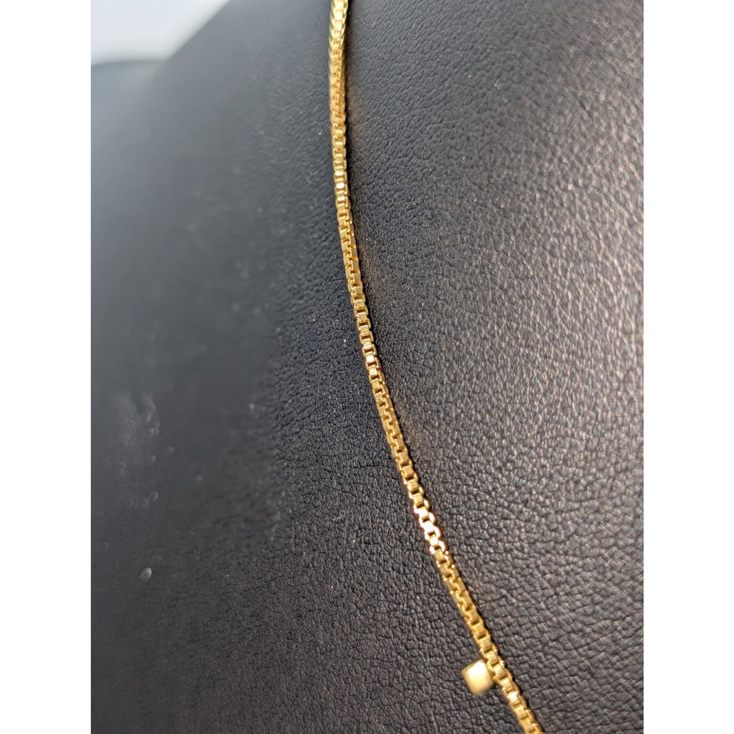 Madewell Gold Tone Dot Box Chain 16" 17.25" or 18.5" Necklace