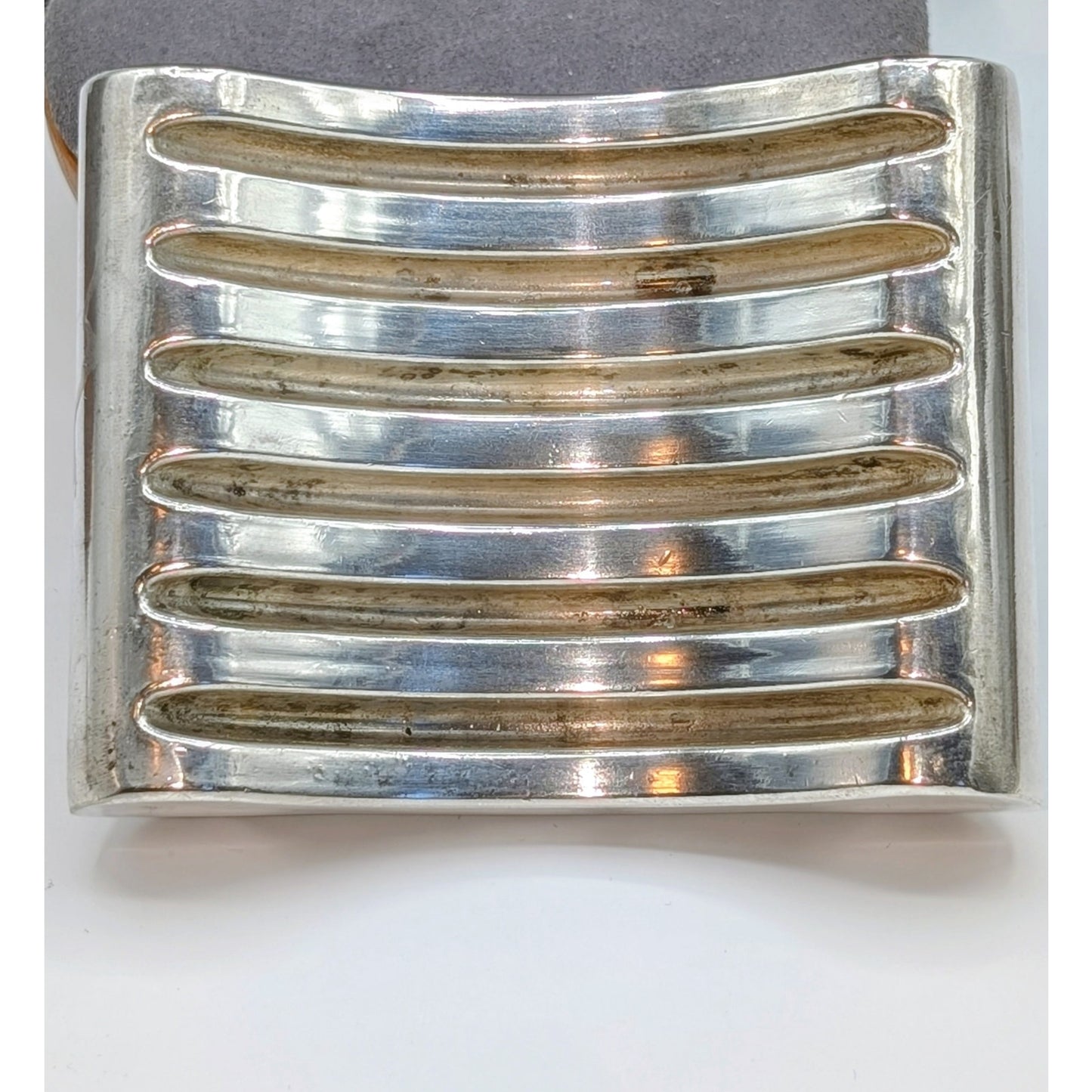 Silver Plated on Zinc Possible Soap Dish