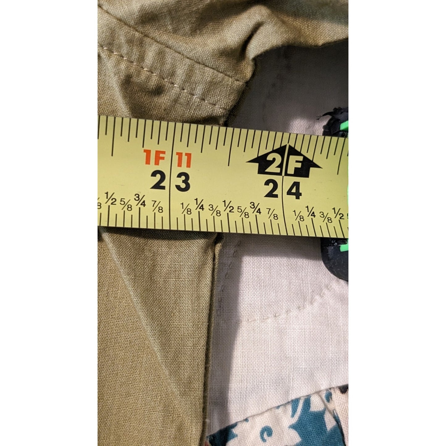 Yobel NWT Military Olive Bombay Button Front 100% Cotton Tunic Mens Size L