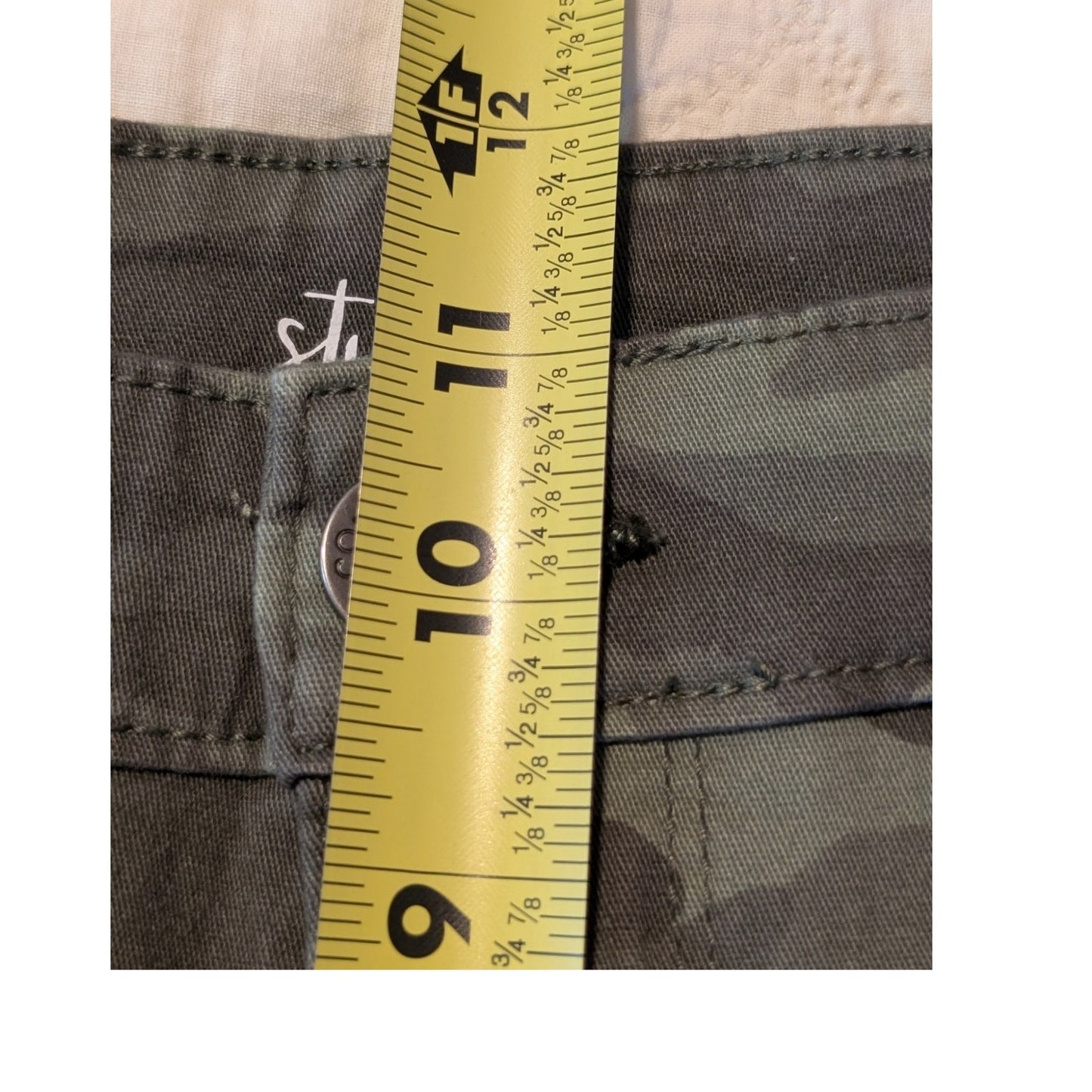 Style & Co Curvy Skinny Leg Camo Jean Womens Plus Size 16W