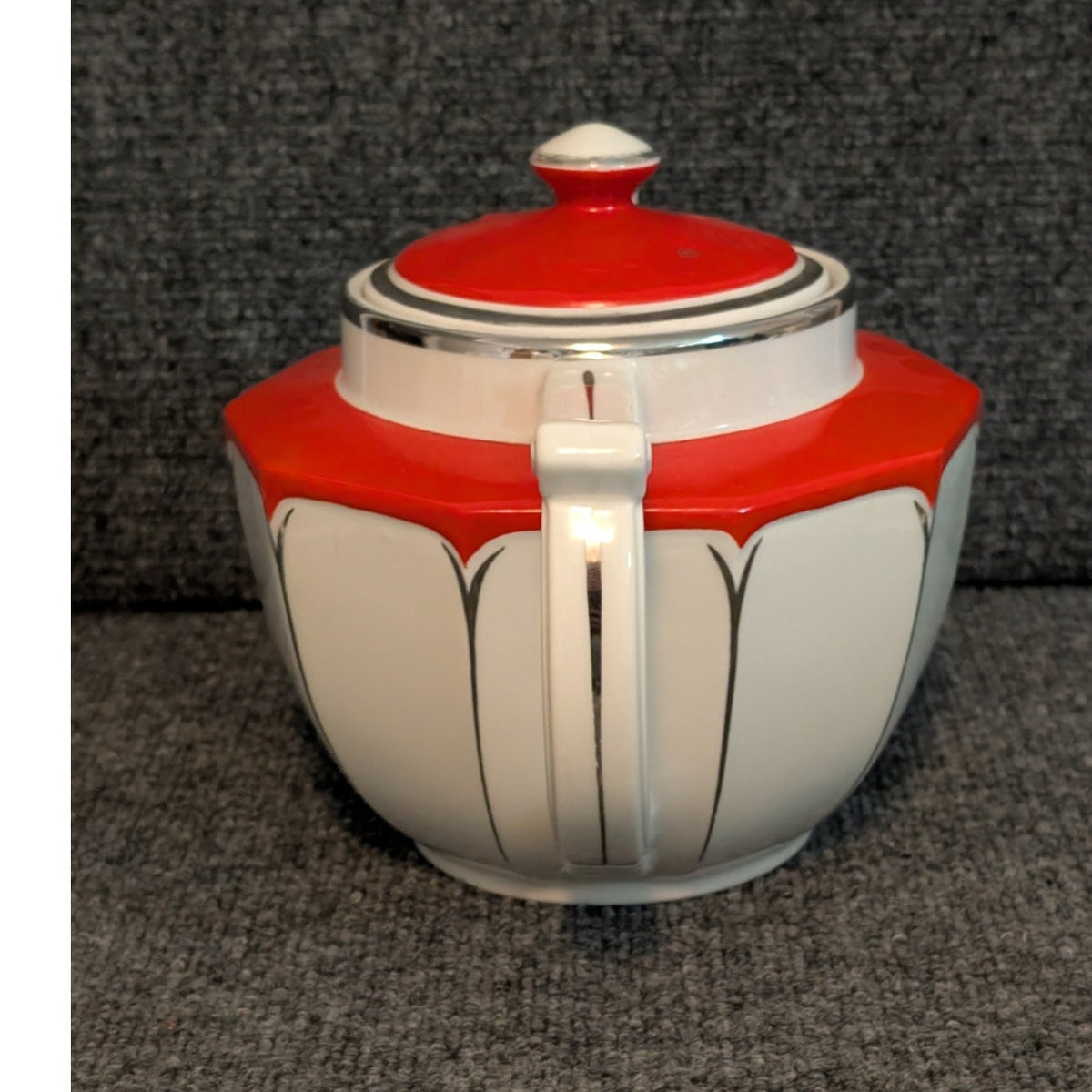 Vtg Mid Century Modern Hall's Superior Quality Kitchenware Teapot Made in USA