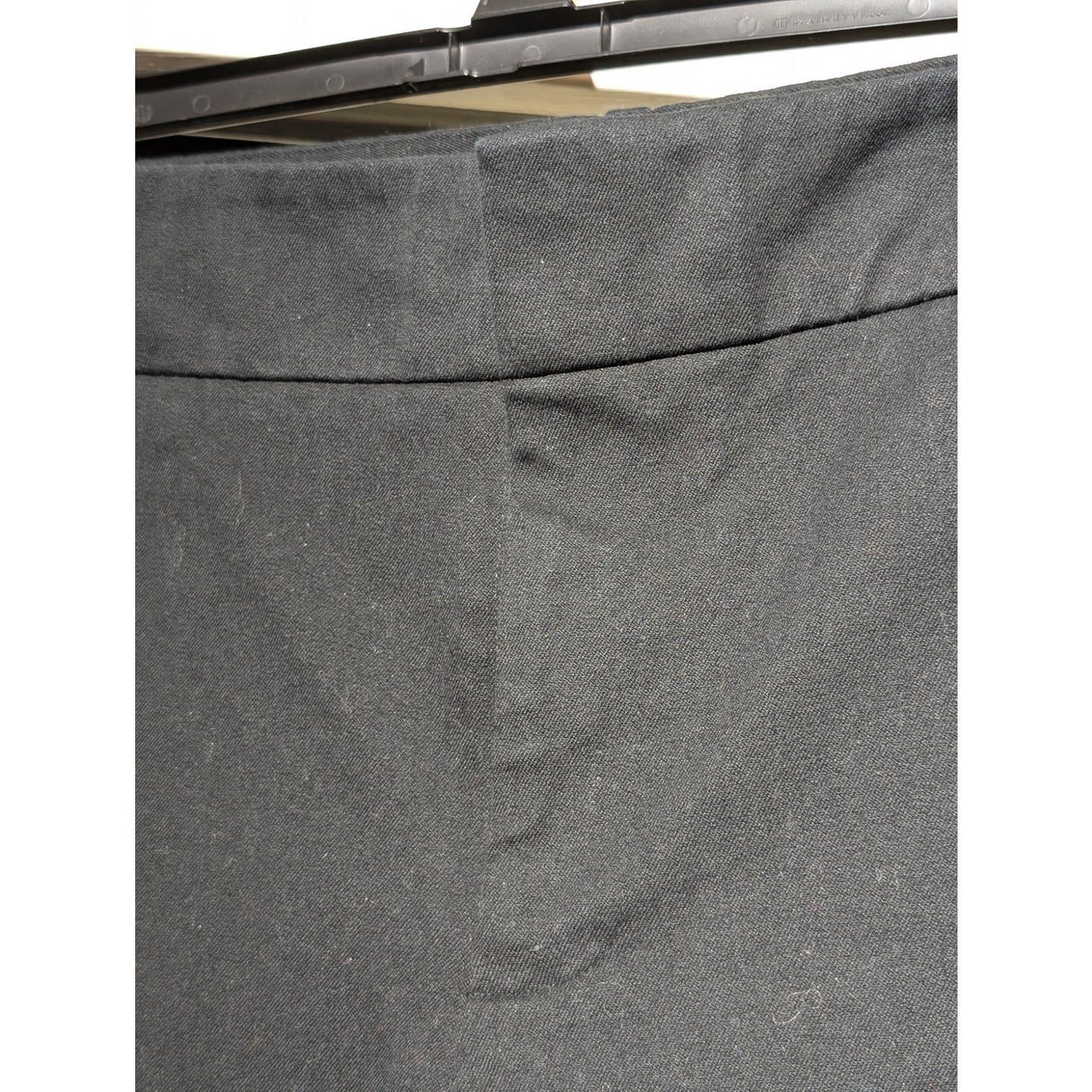 Merona Black Cotton Stretch Mid-Rise Ankle Pant Womens Size 18W