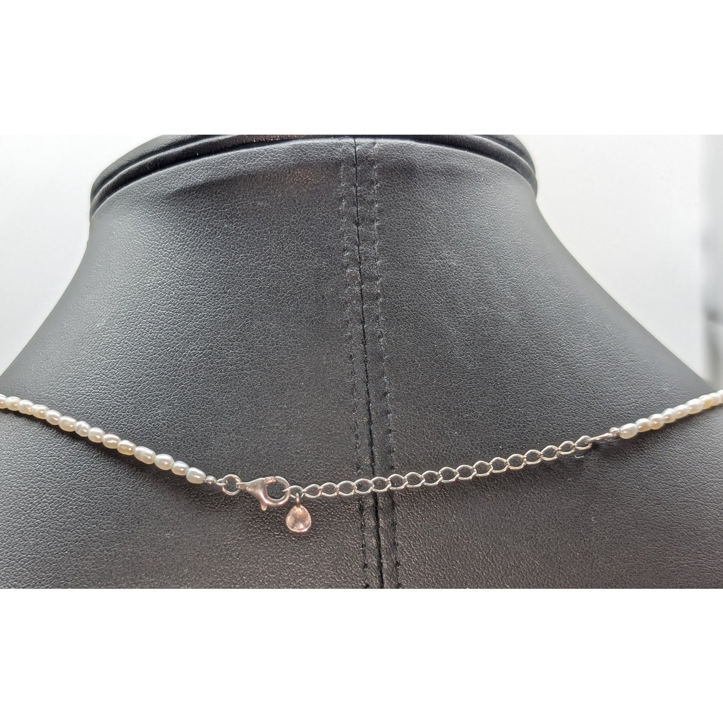 Silpada Clear Skies 925 Sterling Silver Pearl 16"-18" Necklace