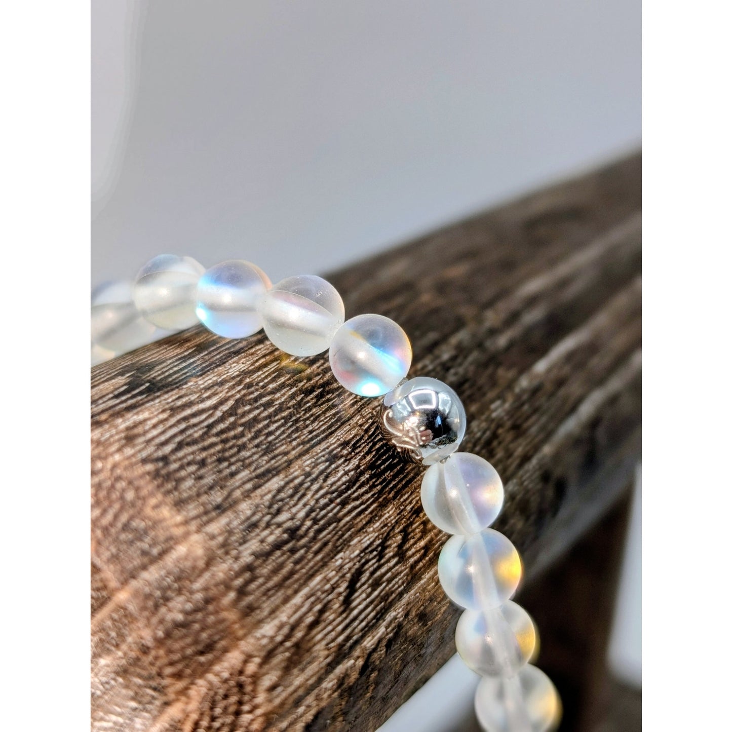 NOGU Mermaid Glass Bead Stretch Bracelet