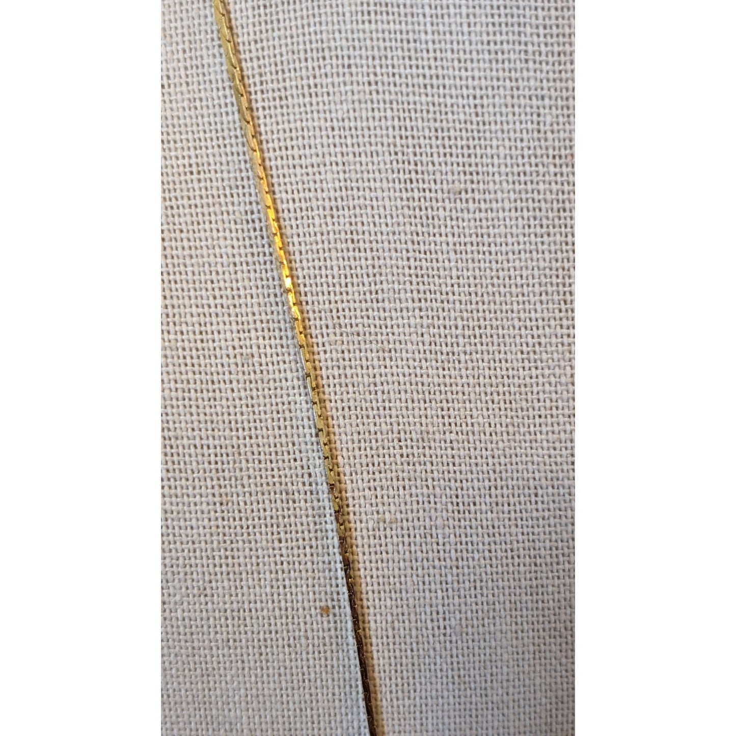 Vintage Shiny Gold Tone Adjustable Chain Up to 28" Necklace NWOT
