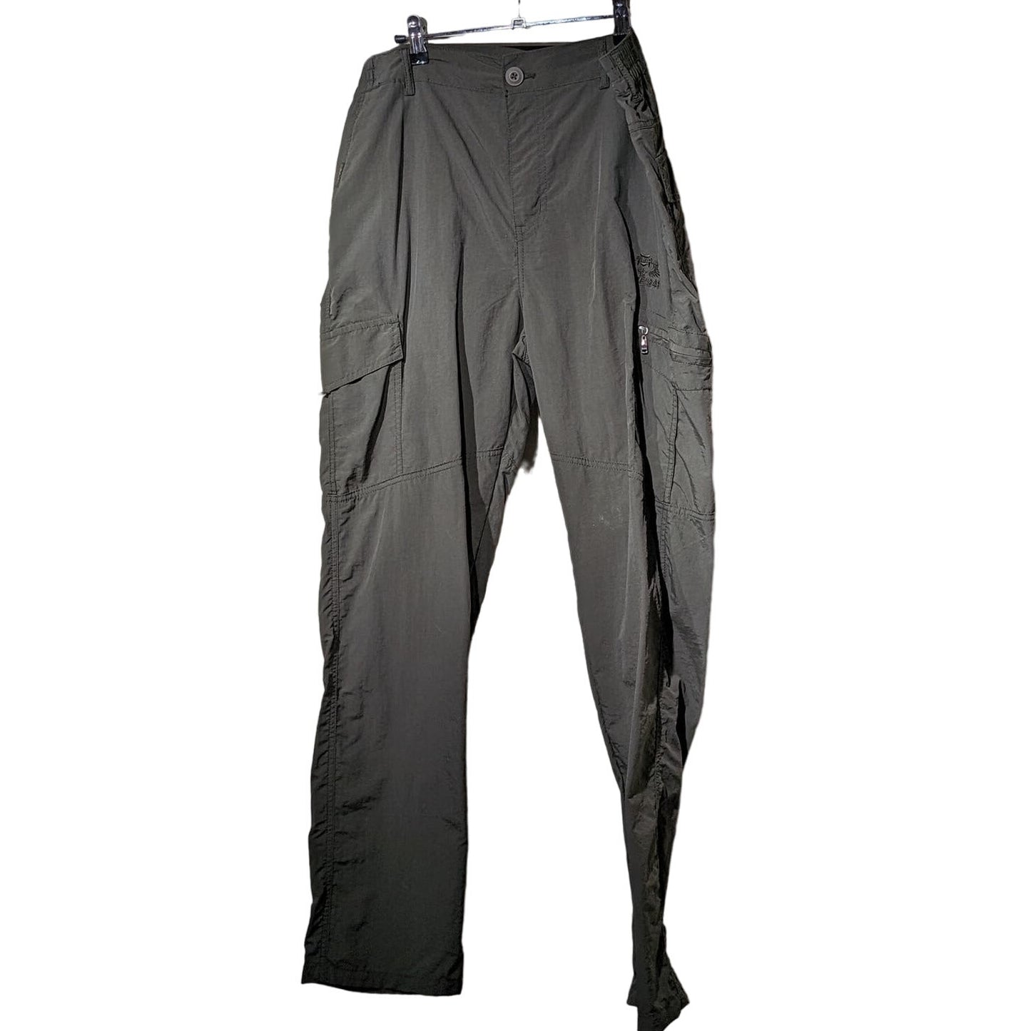 Womens Legendary Since 1941 Olive Nylon Cargo Pants Sz 3XL (More like L-XL)