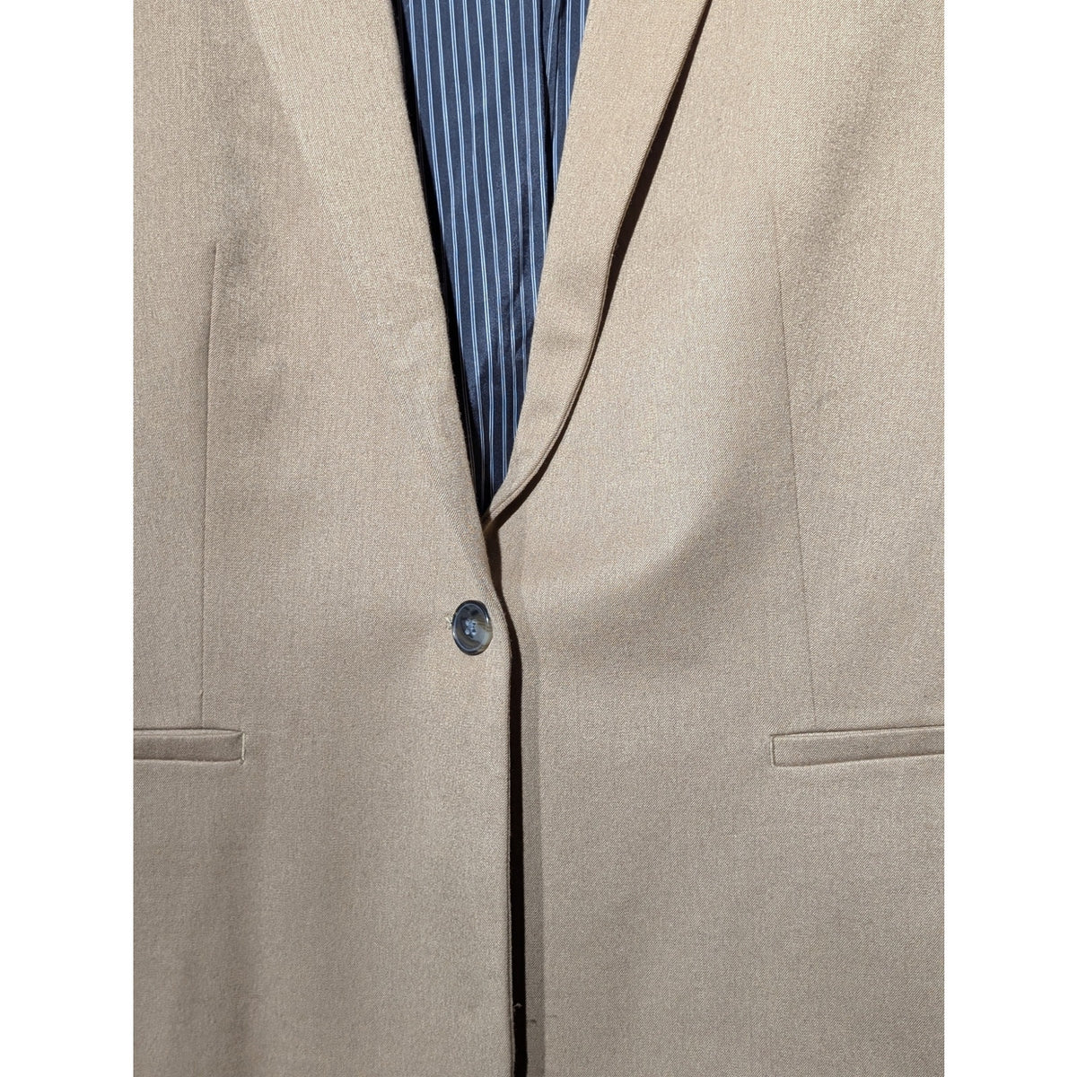 Banana Republic Classic Fit One Button Tan Fully Lined Blazer Womens Size 18