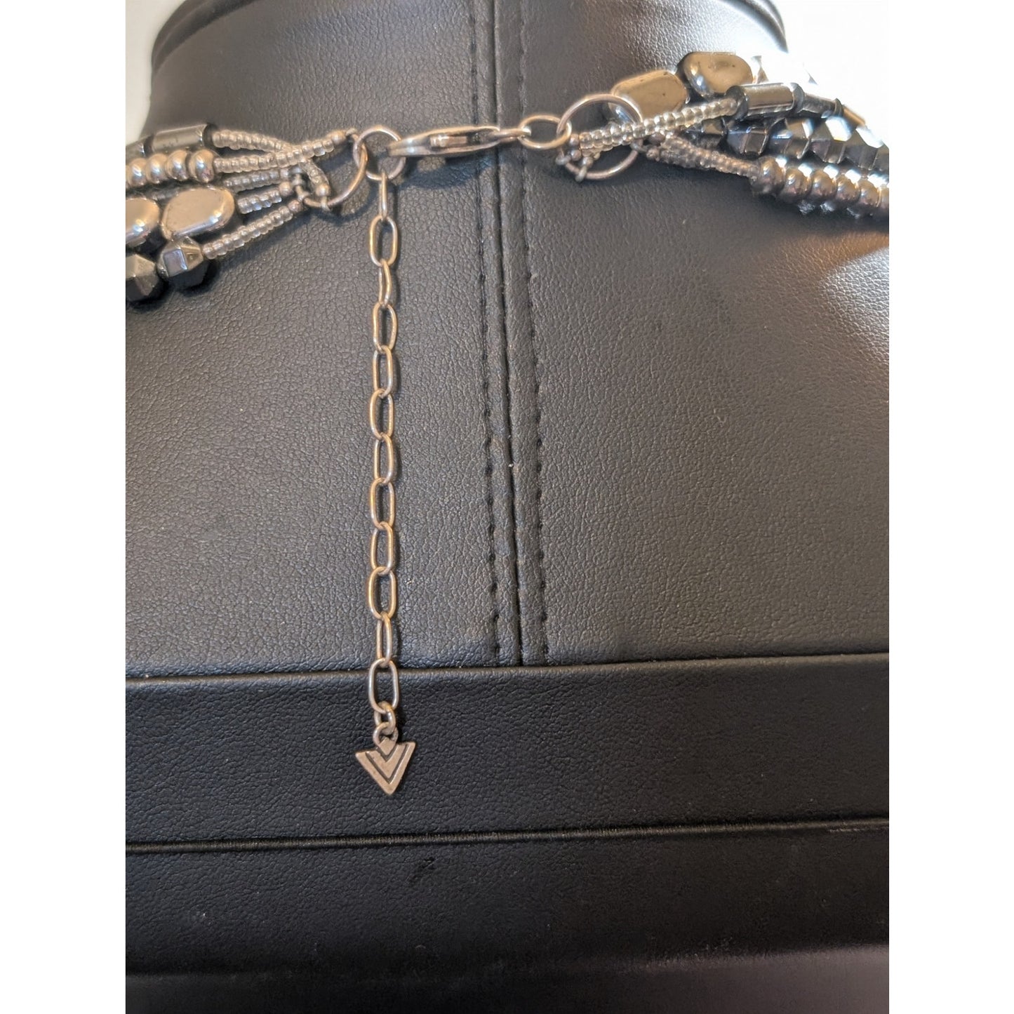 SILPADA Retired Foiled Glass Sterling Silver Necklace & Matching Bracelet Set