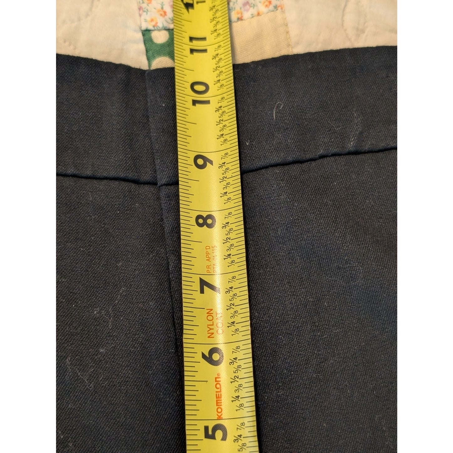 Merona Black Cotton Stretch Mid-Rise Ankle Pant Womens Size 18W