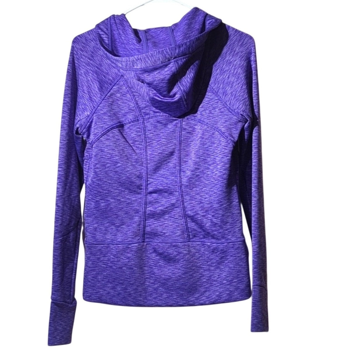 Athleta Women's Small Purple Full Zip Yoga Hoodie Sweatshirt Athleisure Sz S